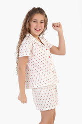 Girly Pyjama Set + Sleeping Mask