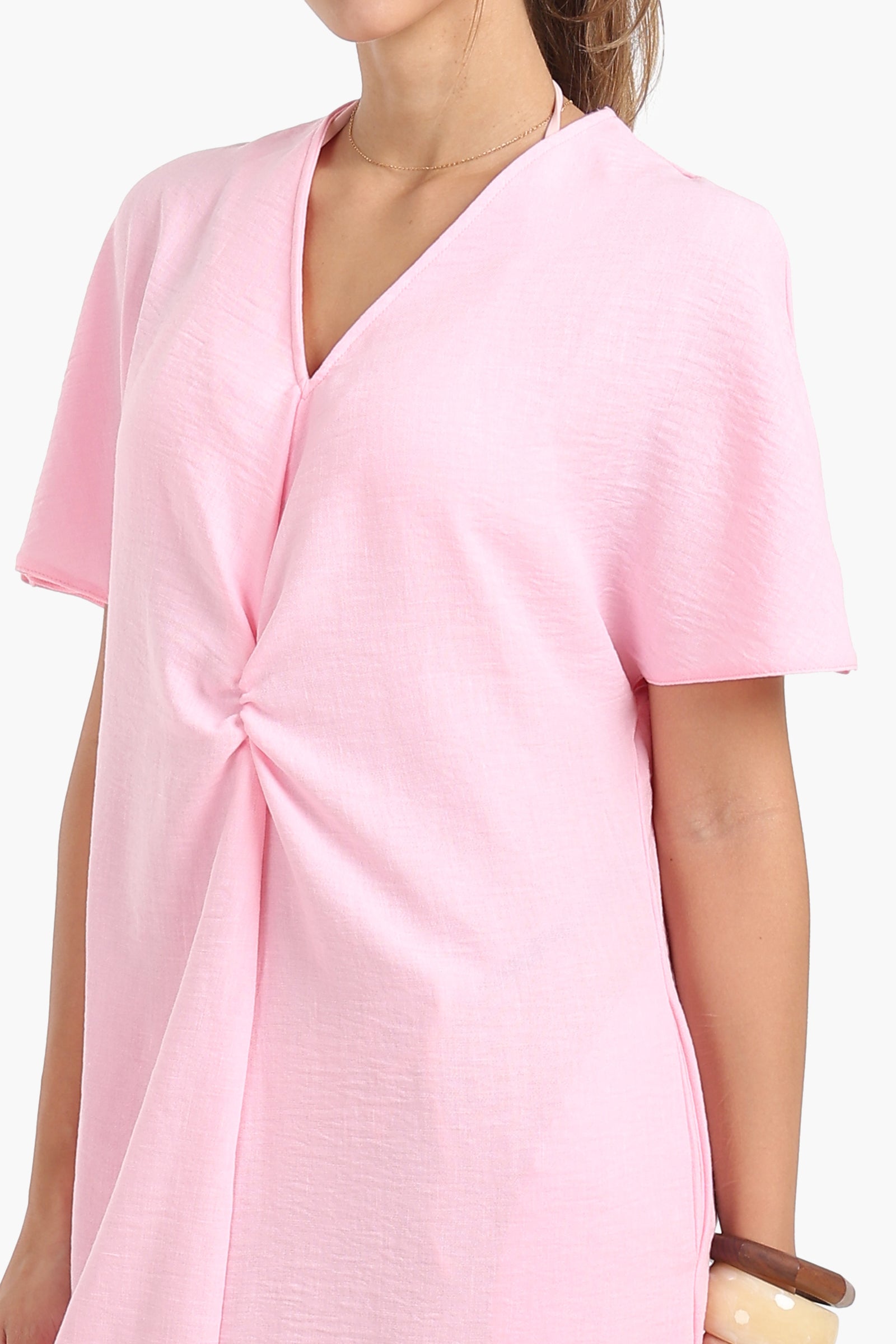 Dress with Fringes Detail