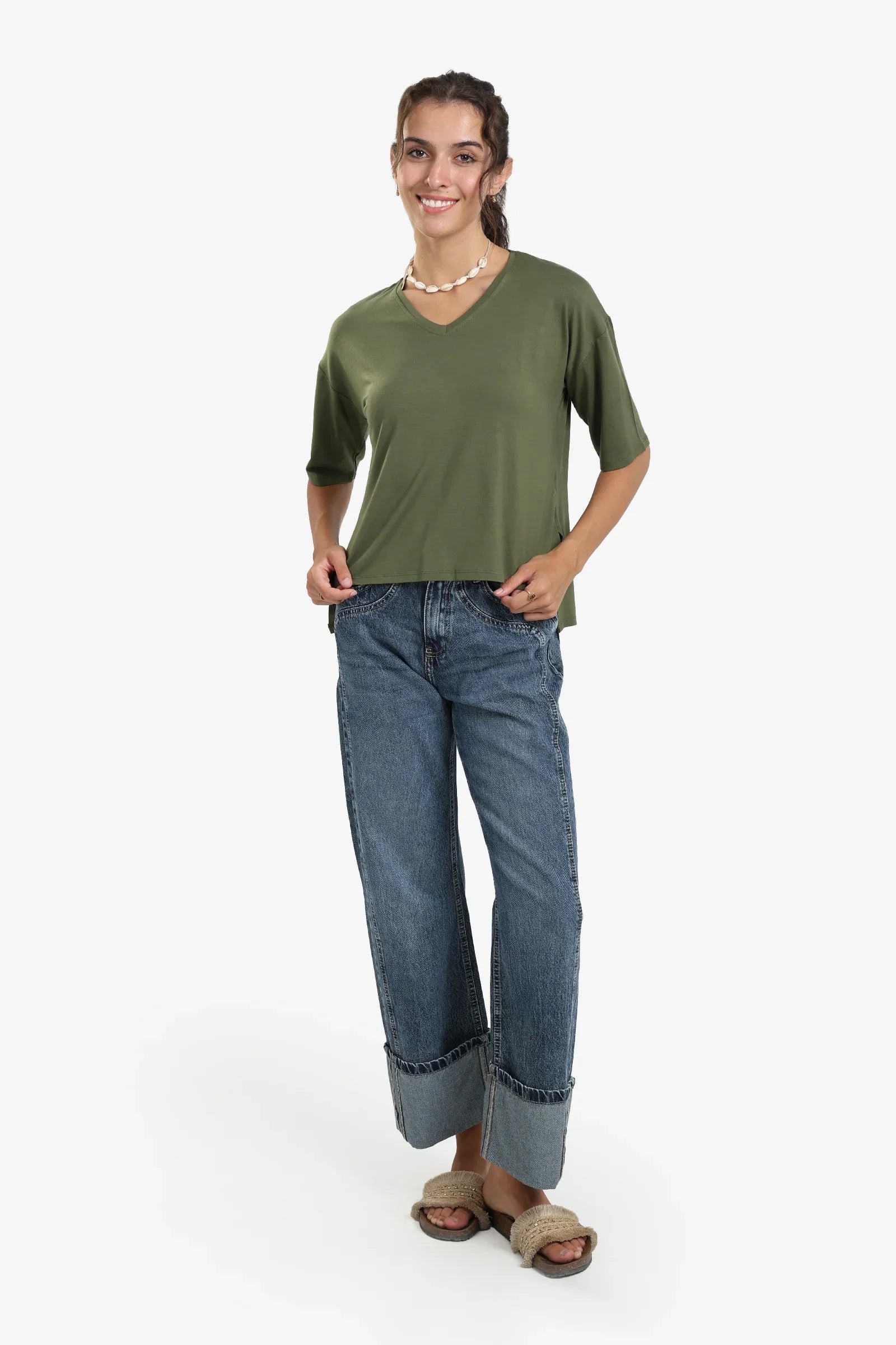 Relaxed Viscose Top