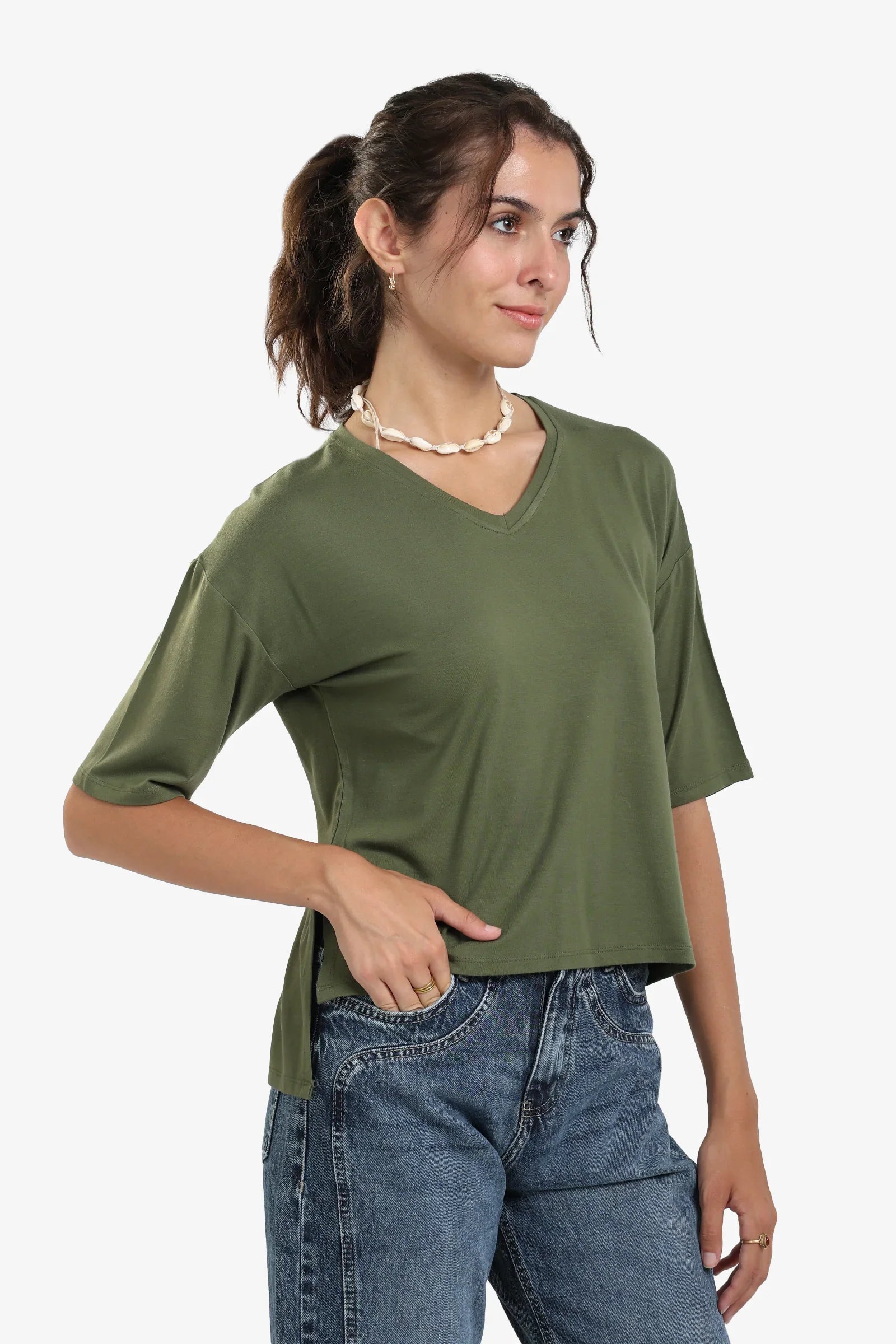Relaxed Viscose Top