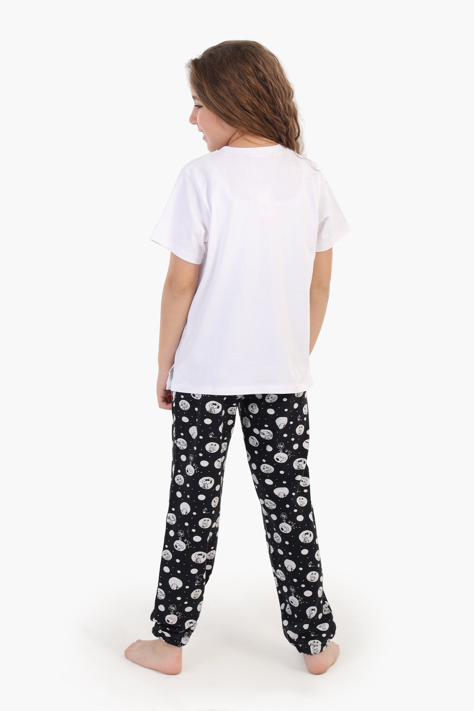 Girly Snoopy Printed Pyjama Set