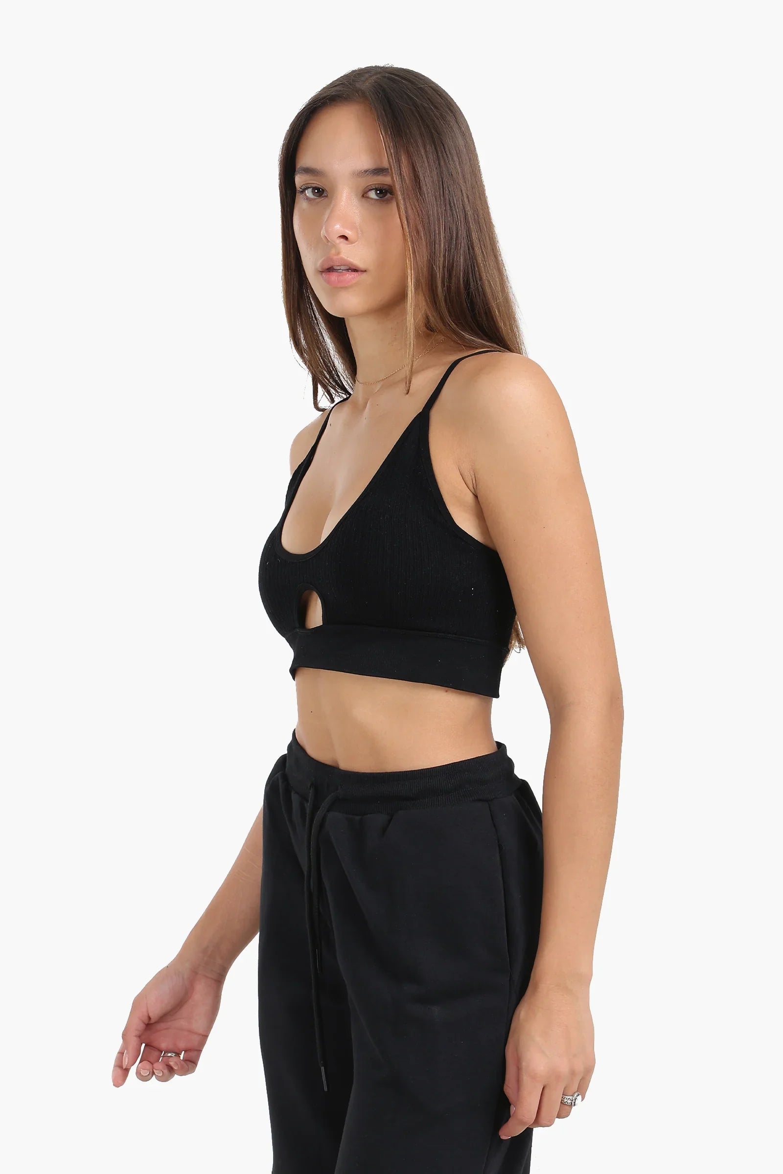 Soft Bra with Keyhole Design