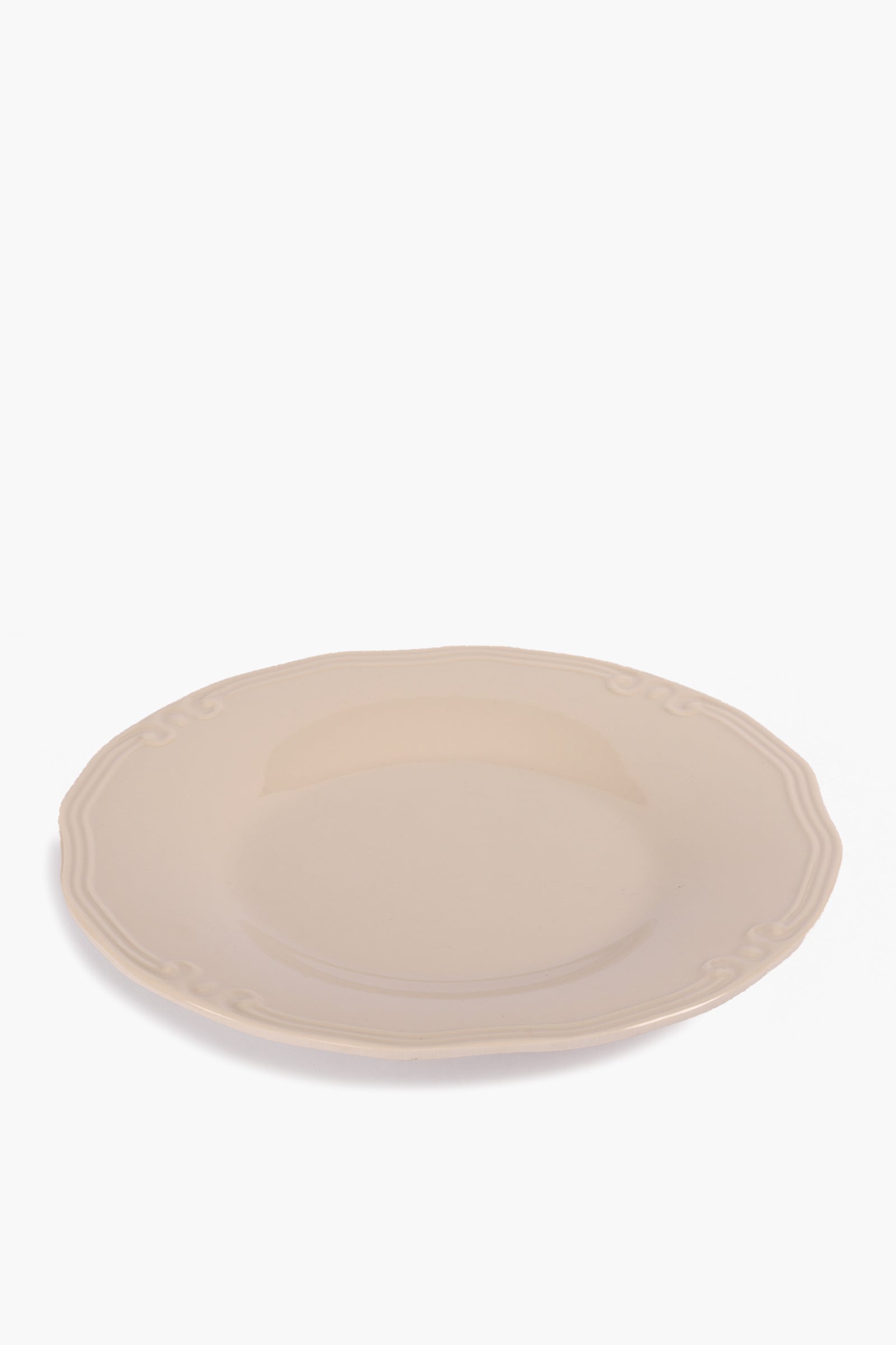 Dinner Plate with Decorative Edge - 21cm