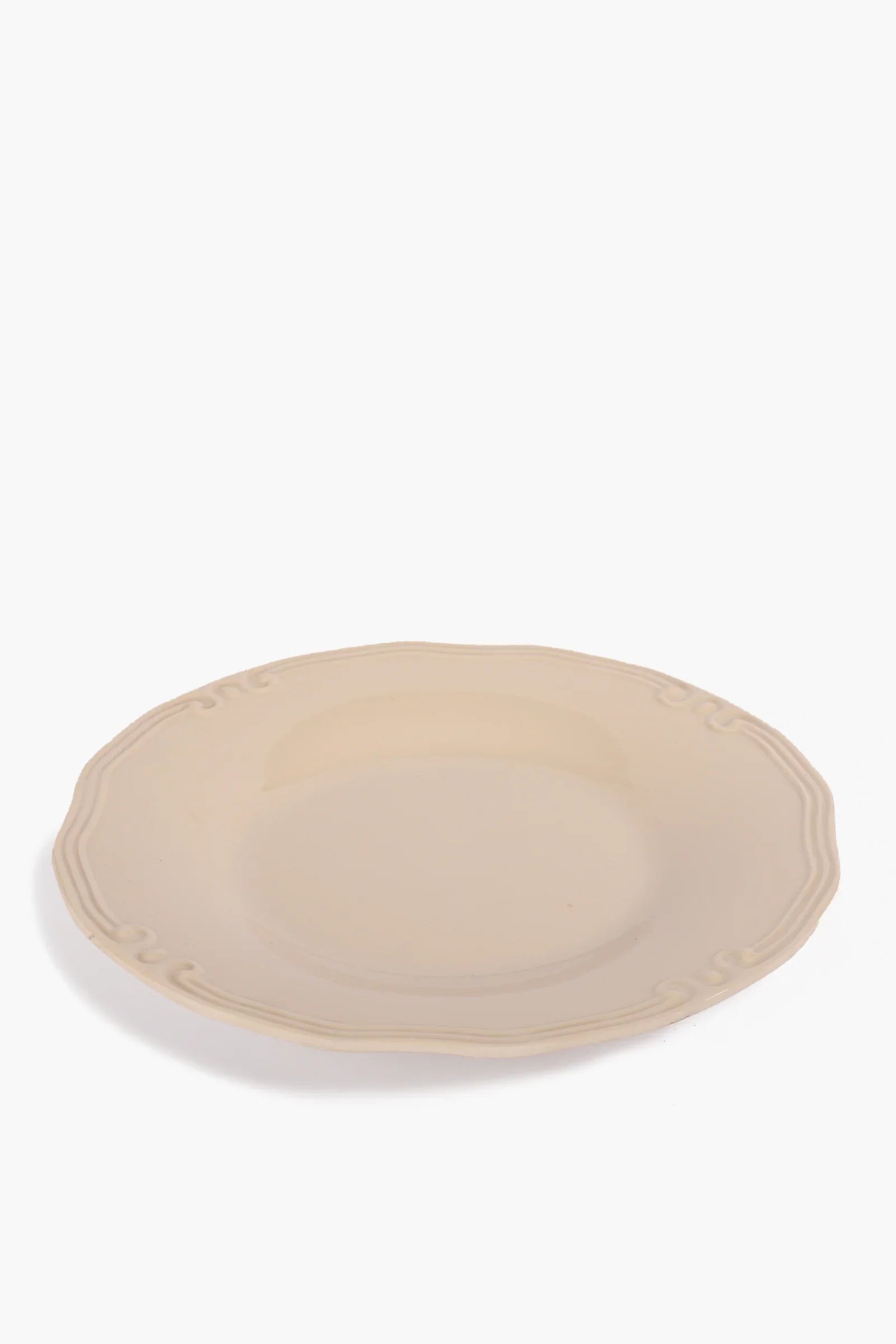 Dinner Plate with Decorative Edge - 27cm