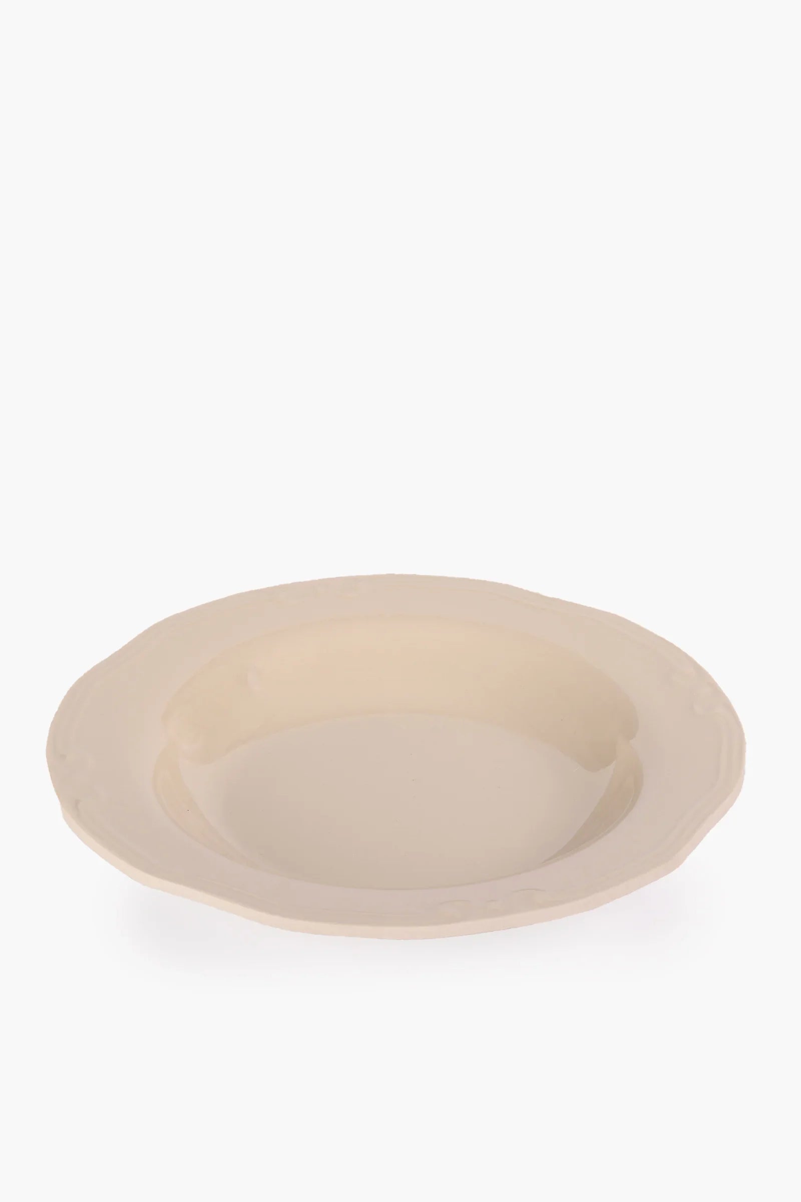 Deep Plate with Decorative Edge - 23cm