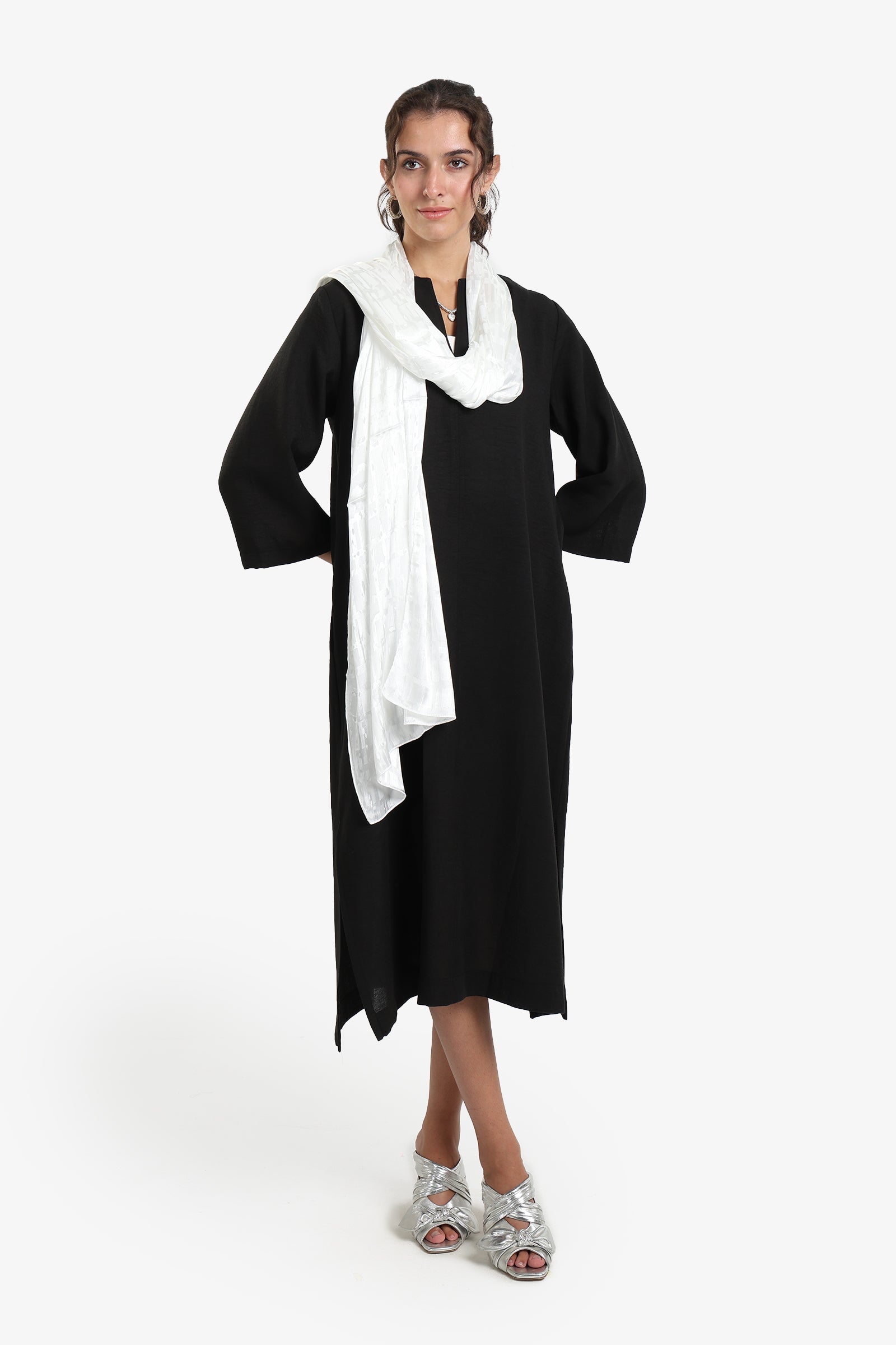 Silk Crinkle Scarf