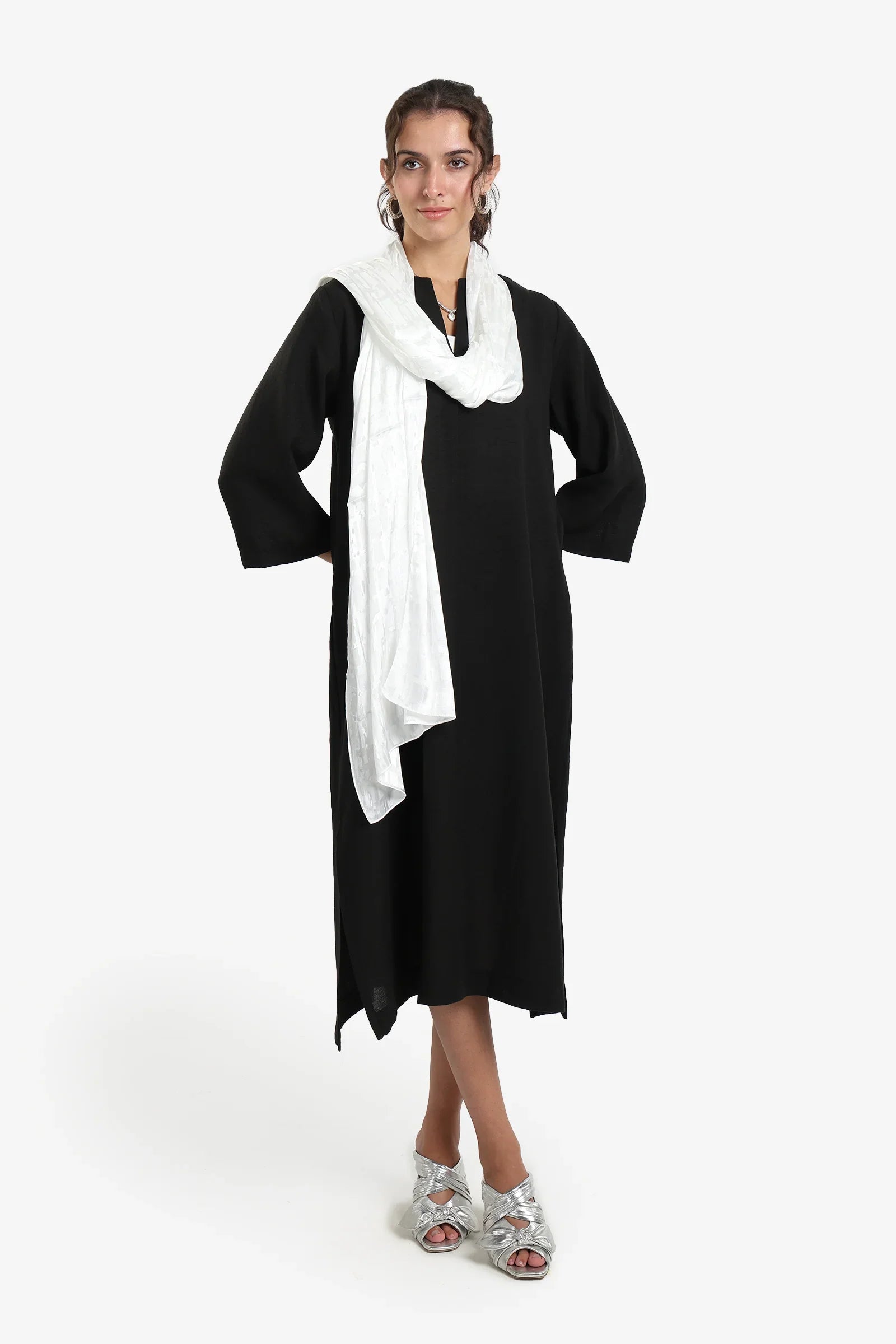 Silk Crinkle Scarf