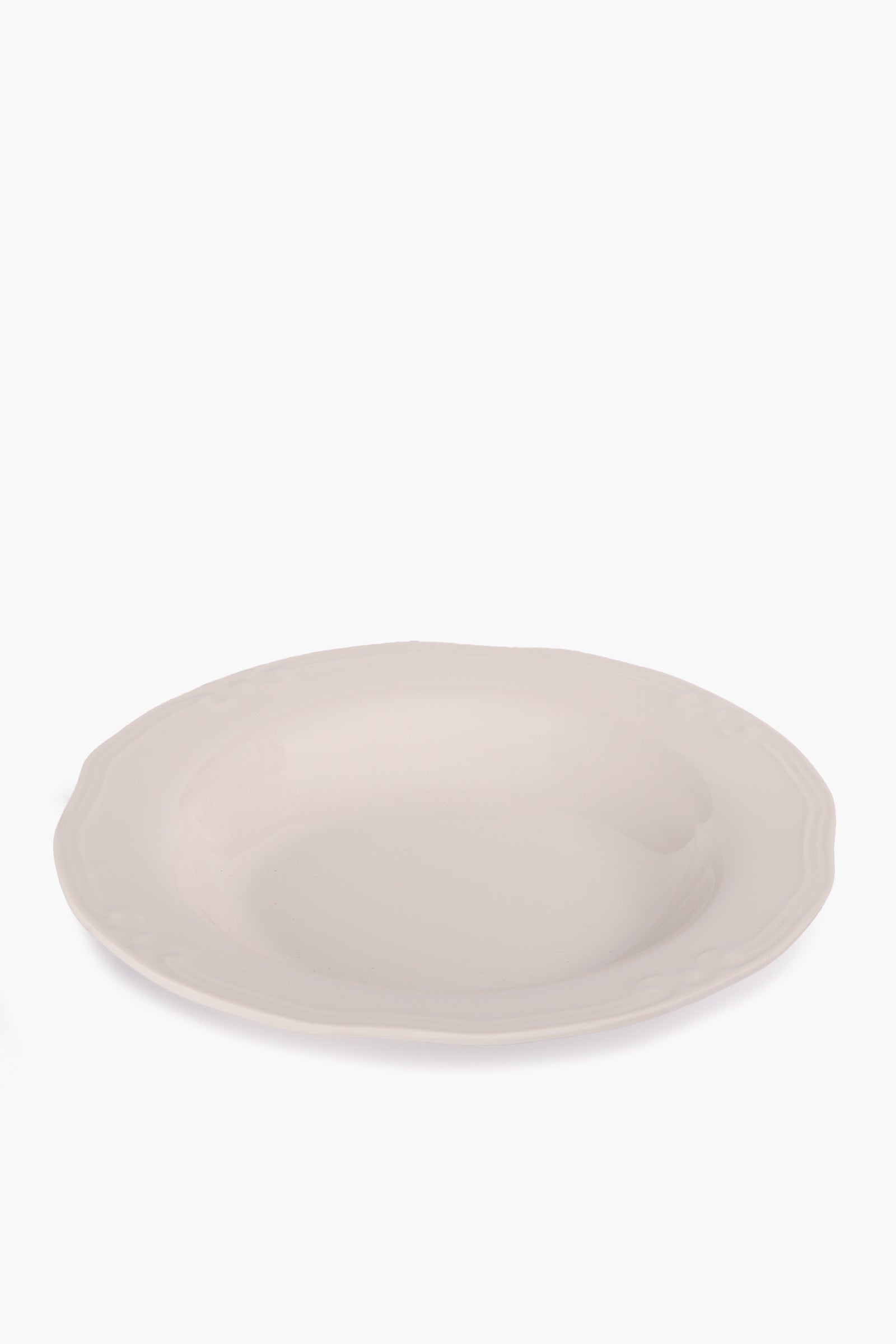 Deep Plate with Decorative Edge - 23cm