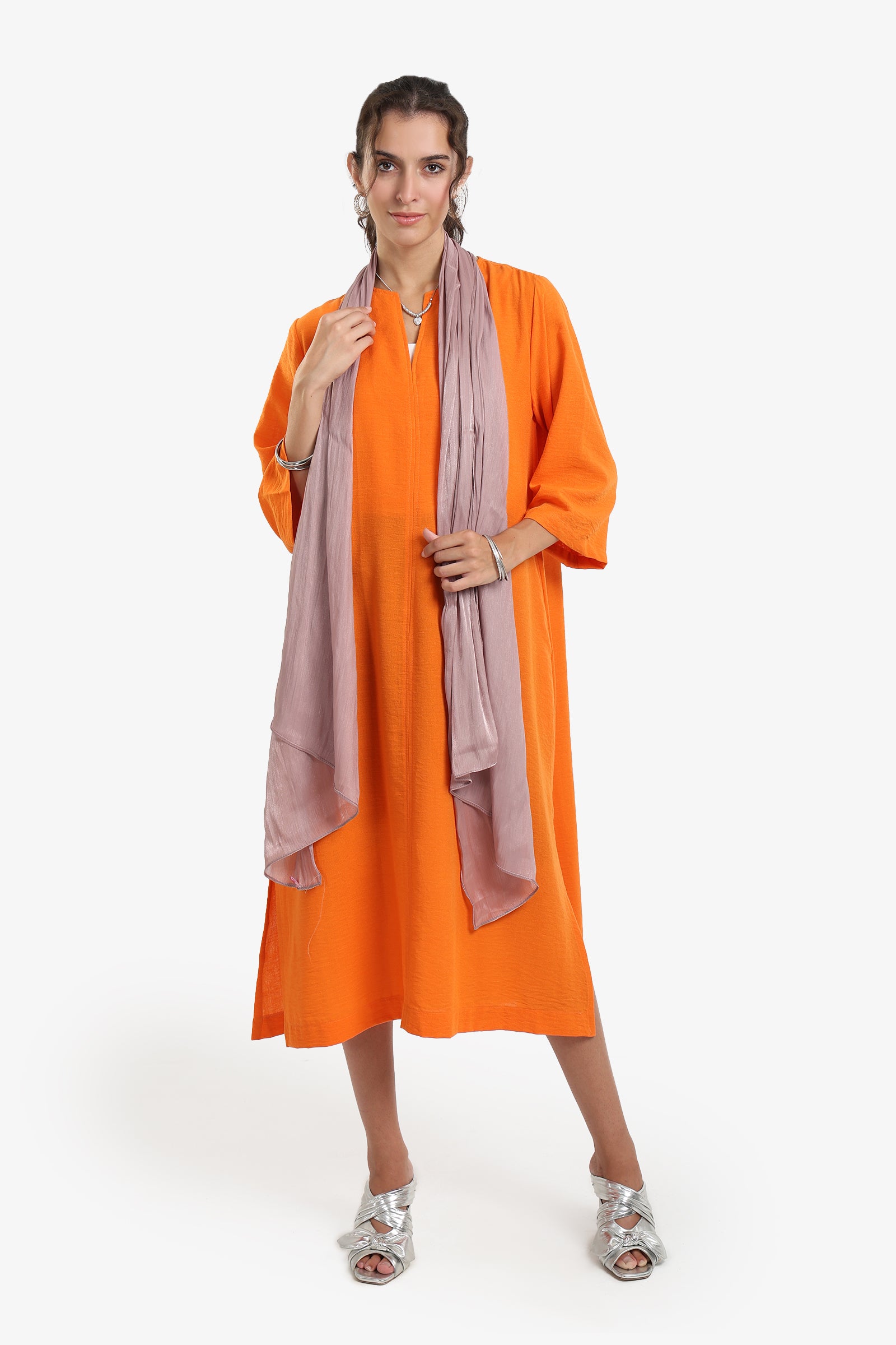 Cotton Organza Crinkle Scarf