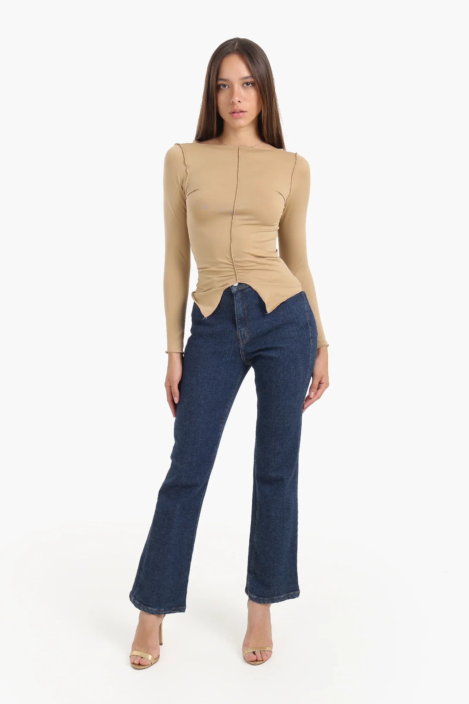 Seamless Microfiber Piping Top