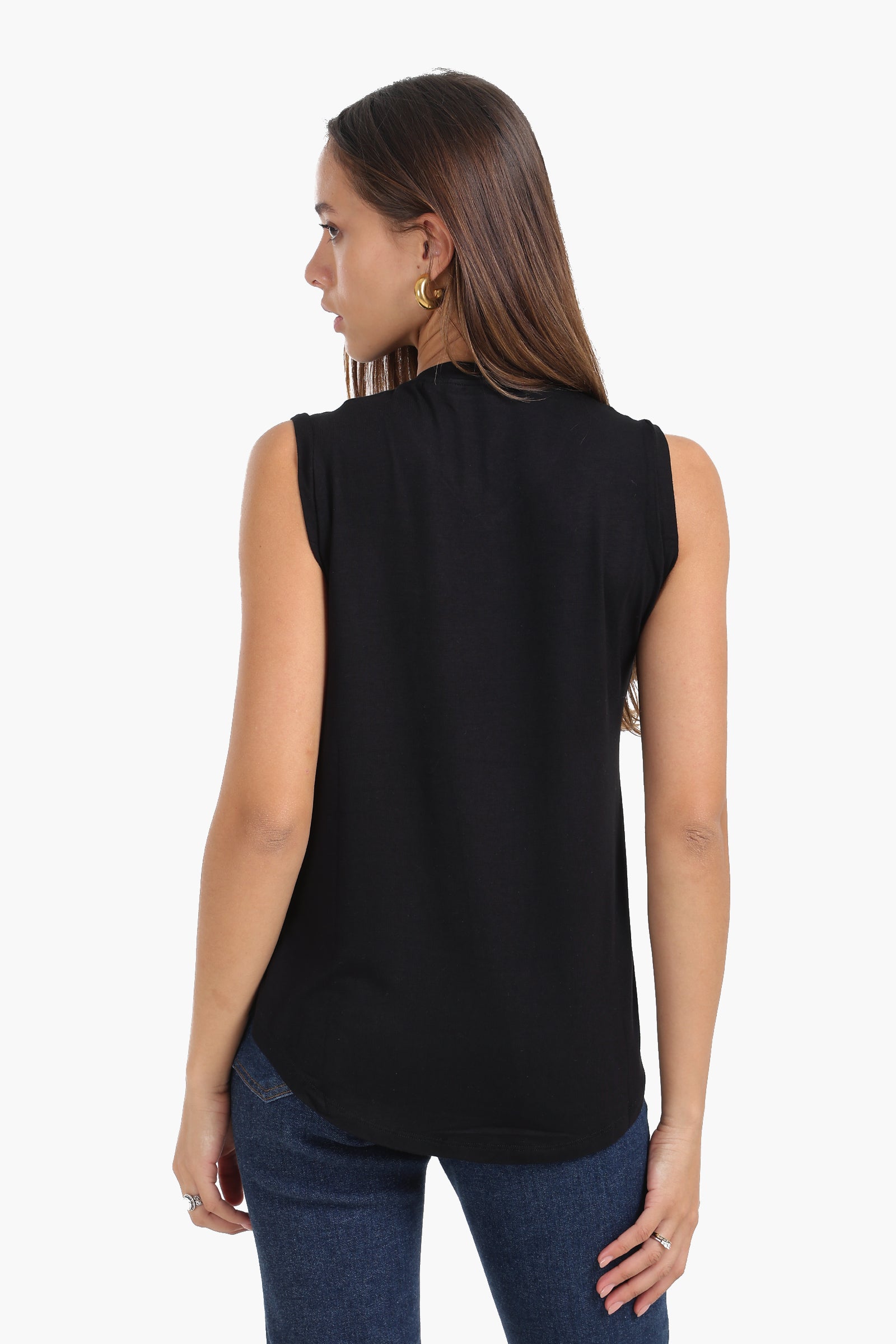 V-Neck Sleeveless T-Shirt