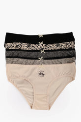 Pack of 5 Colored Bikini Panties