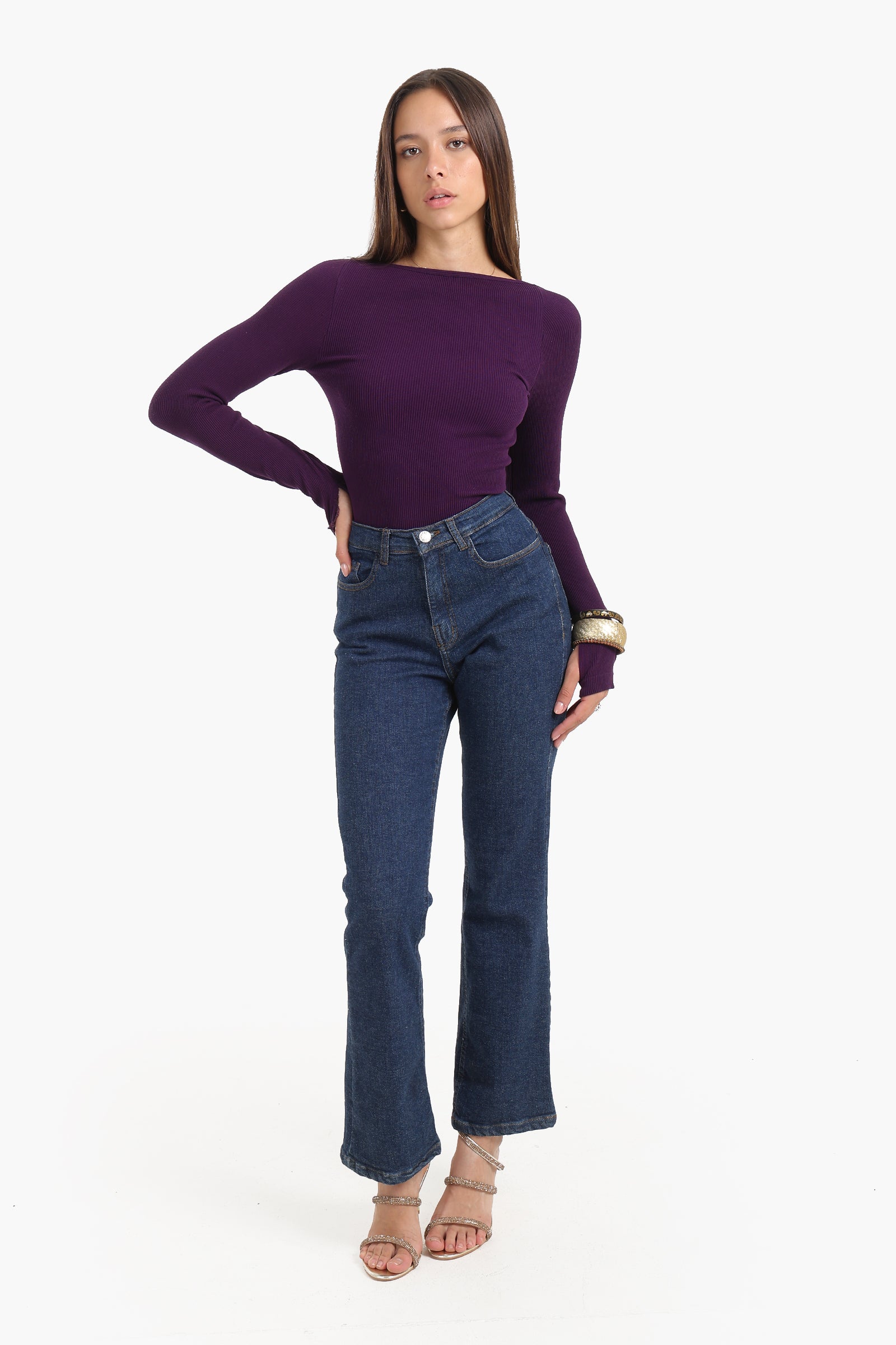 Seamless Microfiber Backless Top