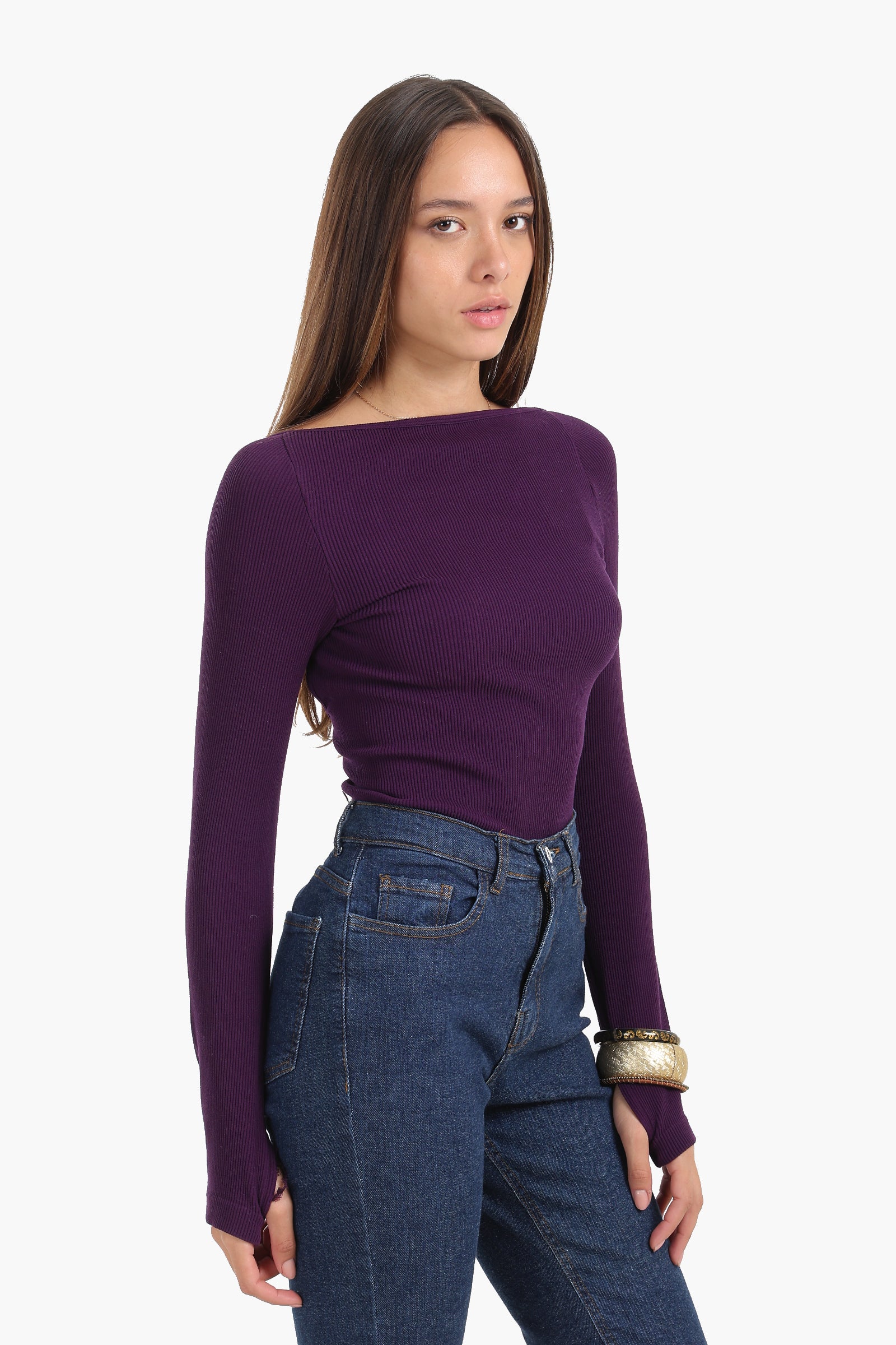 Seamless Microfiber Backless Top