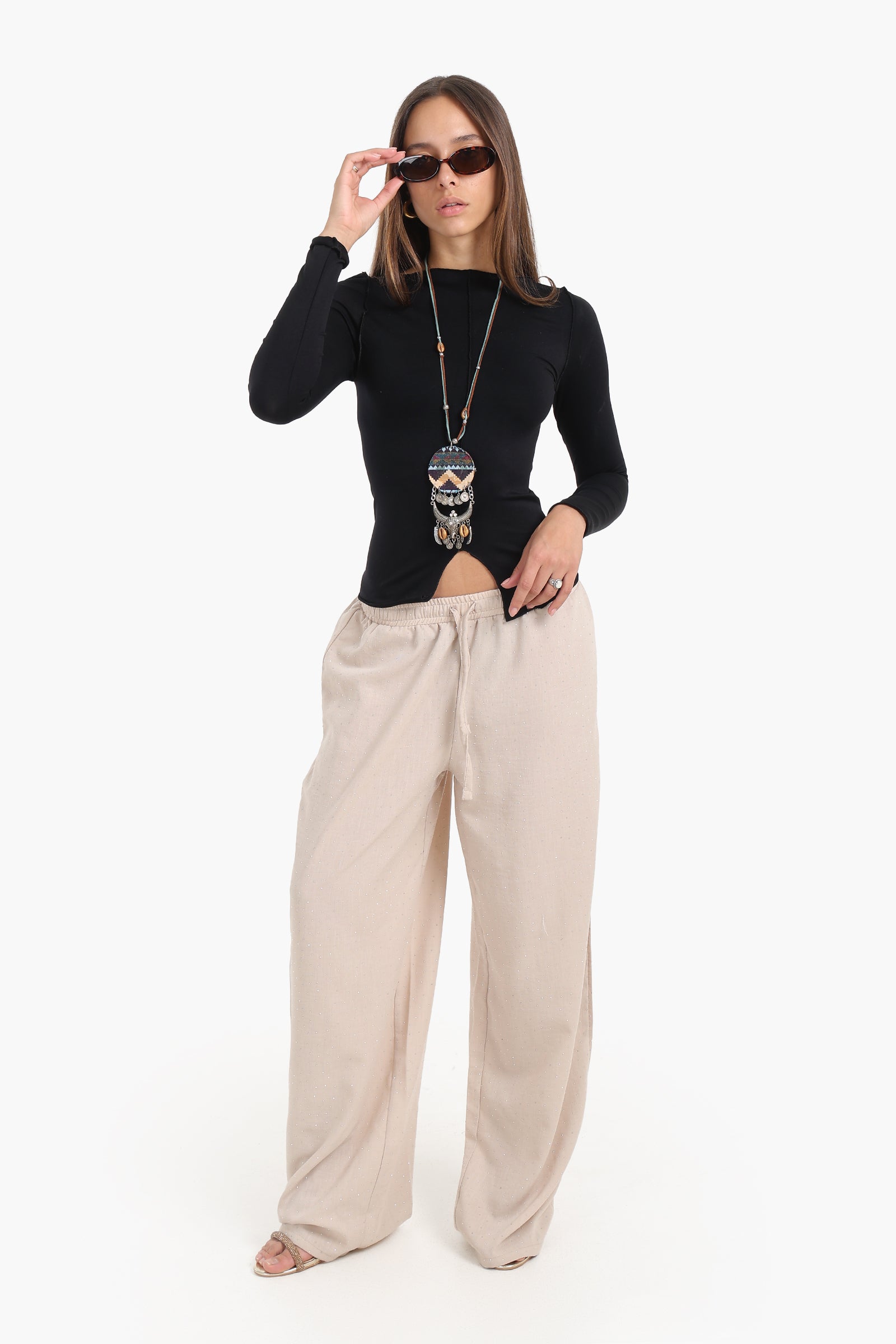 Pants with Small Studs