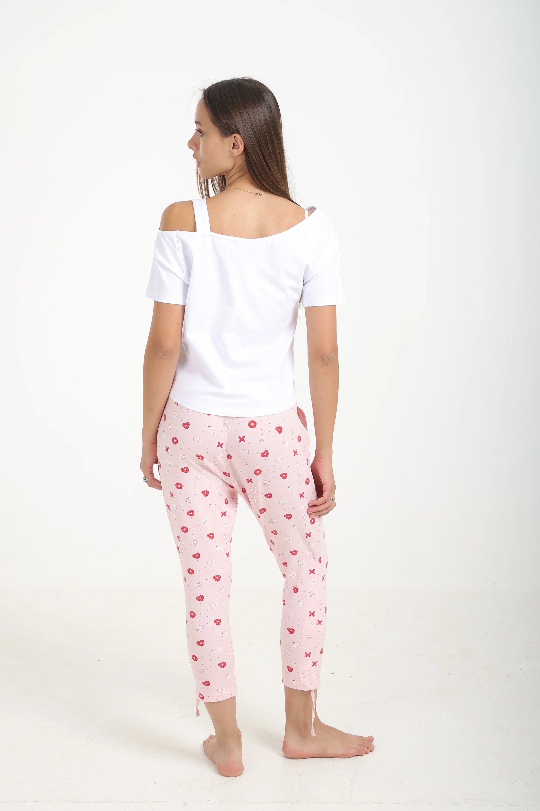 Pyjama Set with Capri Pants