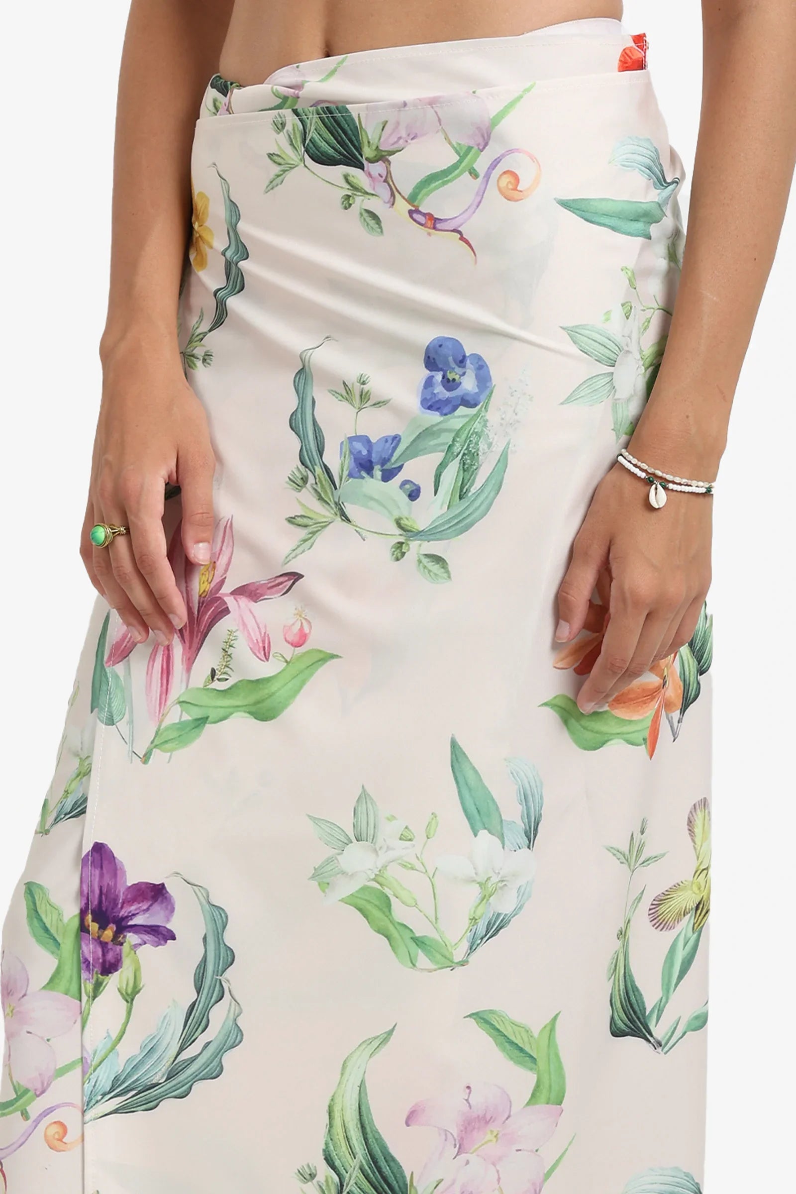 Floral Beach Sarong Wrap