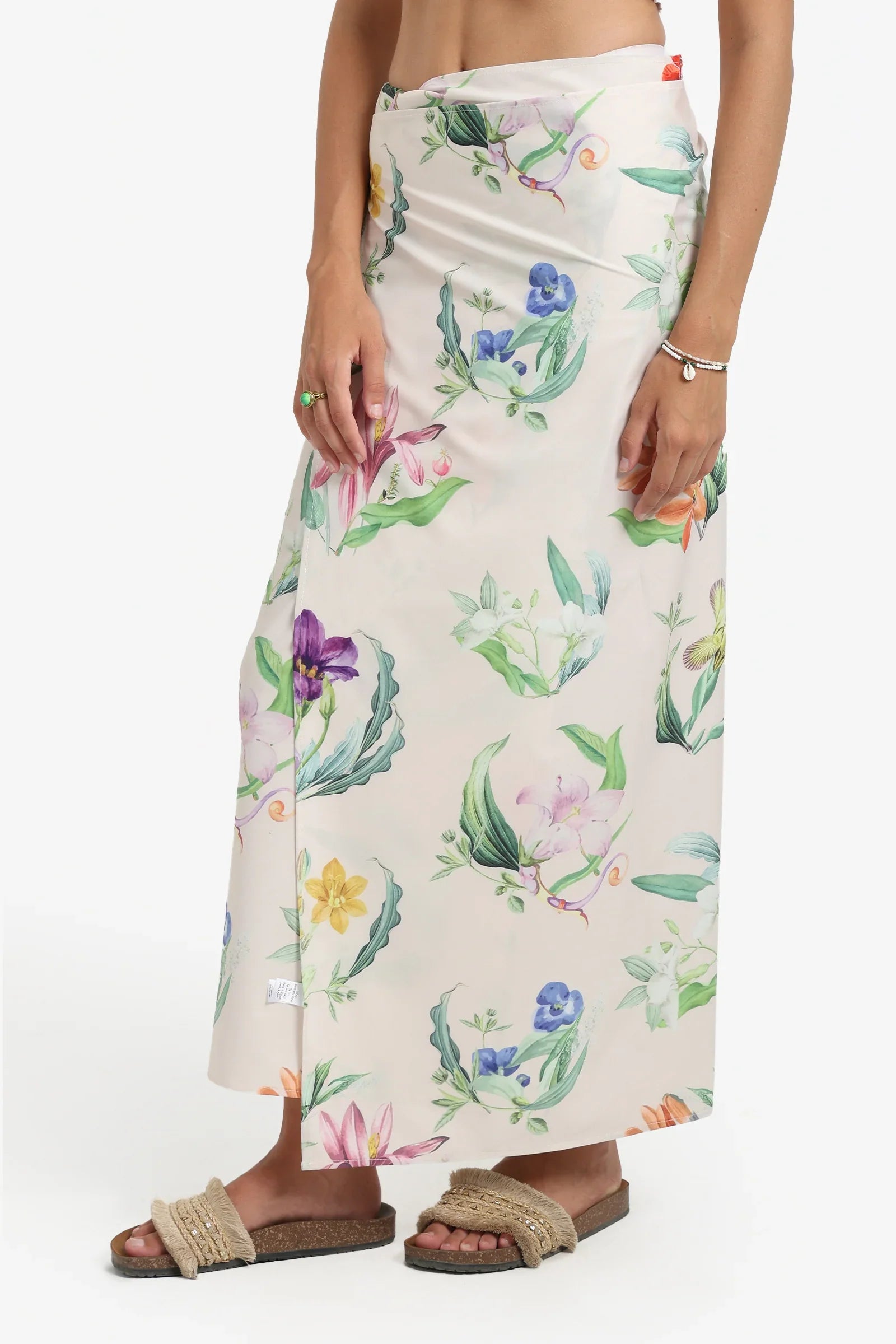 Floral Beach Sarong Wrap