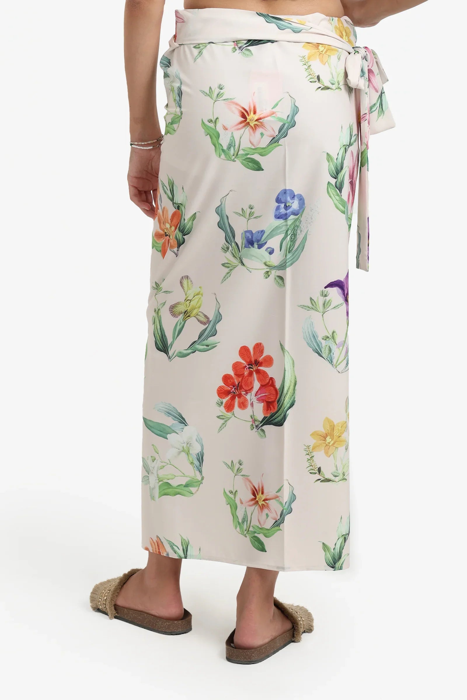 Floral Beach Sarong Wrap
