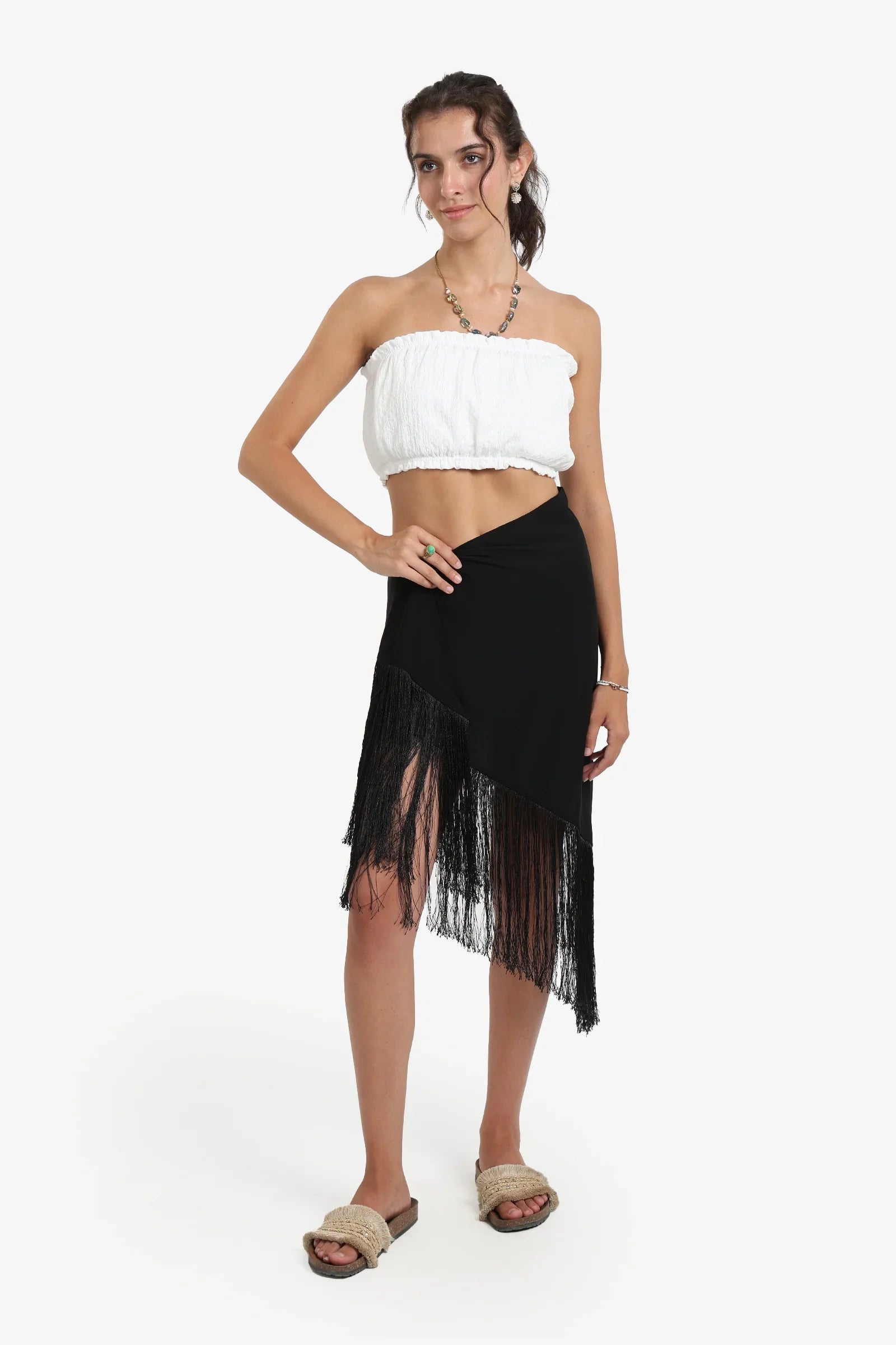 Fringe Beach Sarong Wrap