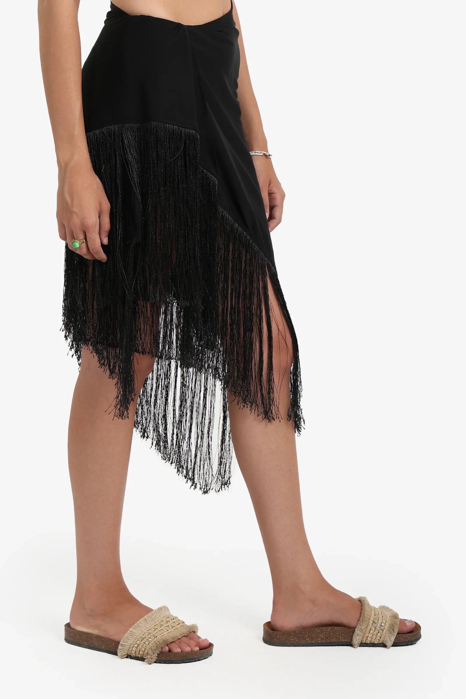 Fringe Beach Sarong Wrap