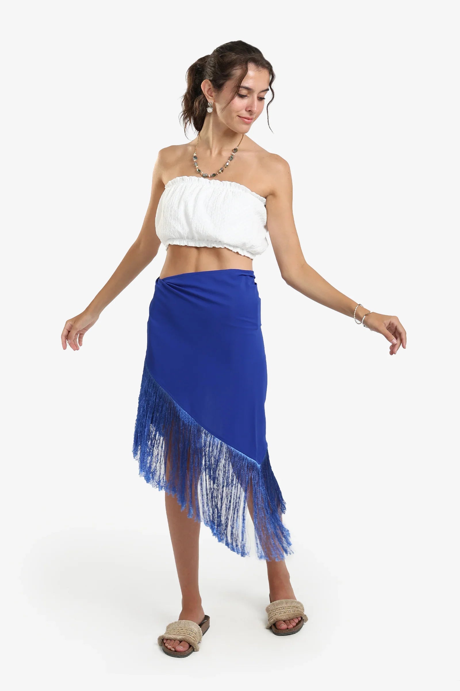 Fringe Beach Sarong Wrap
