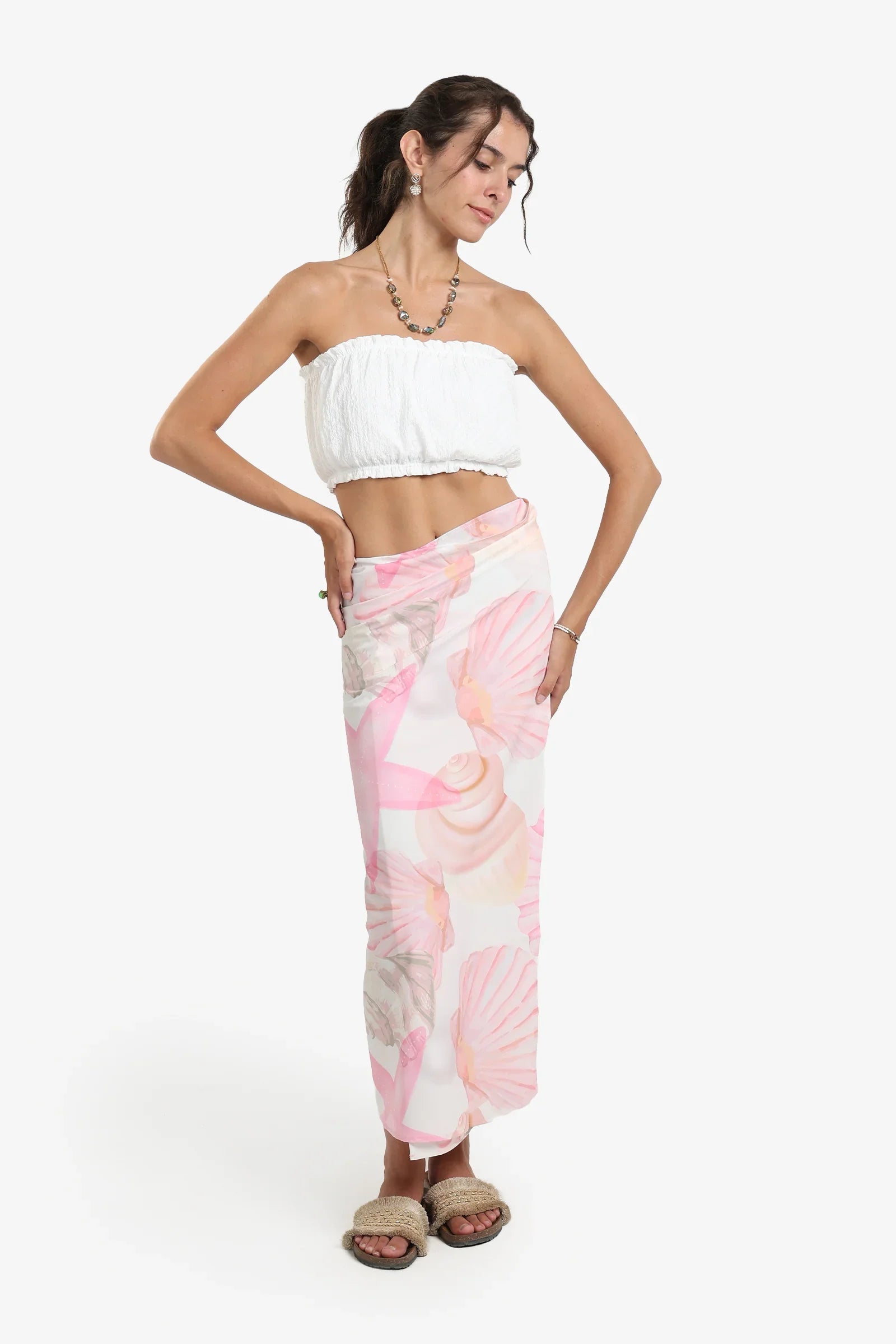 Seashell Beach Sarong Wrap
