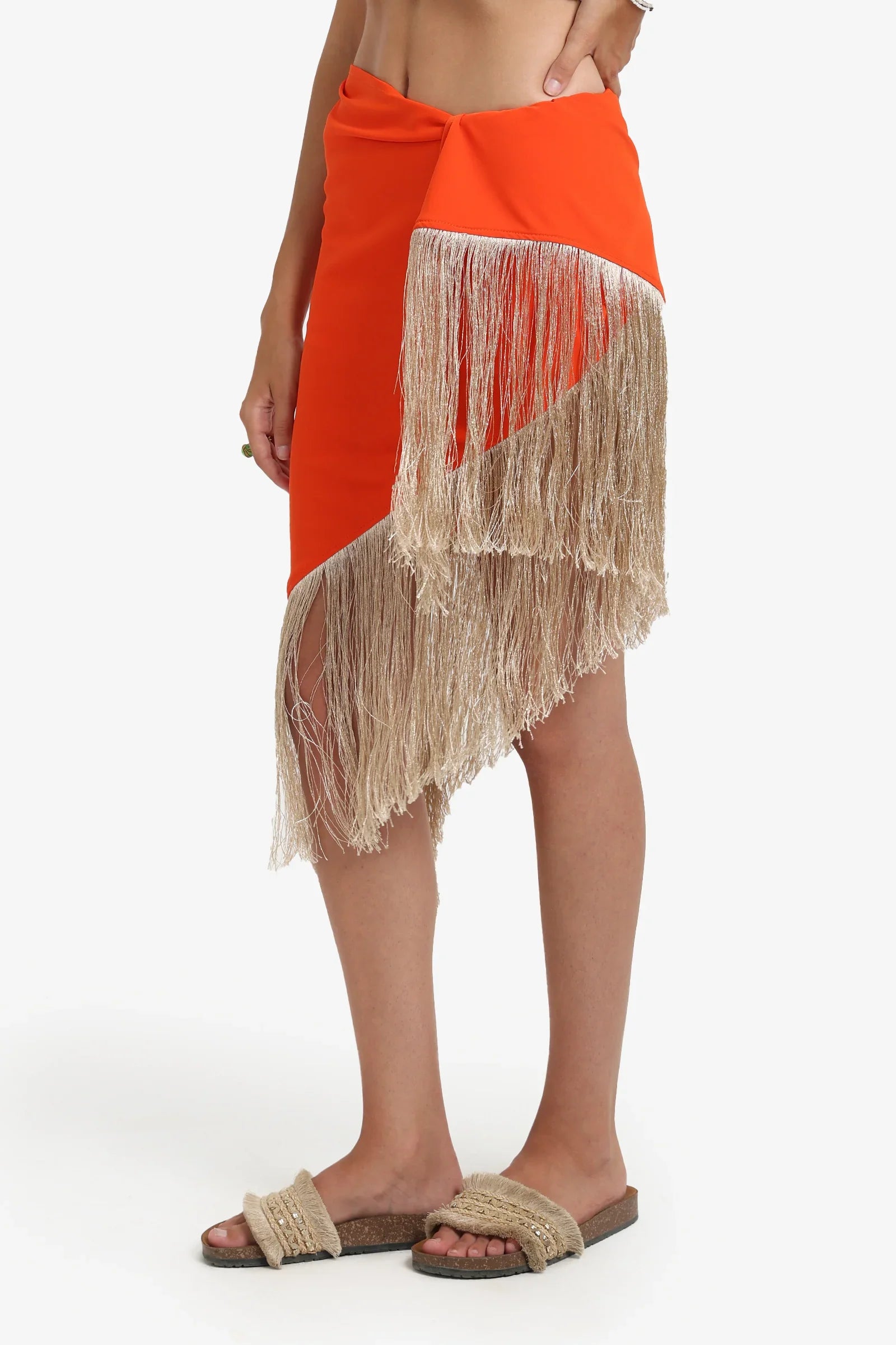 Fringe Beach Sarong Wrap