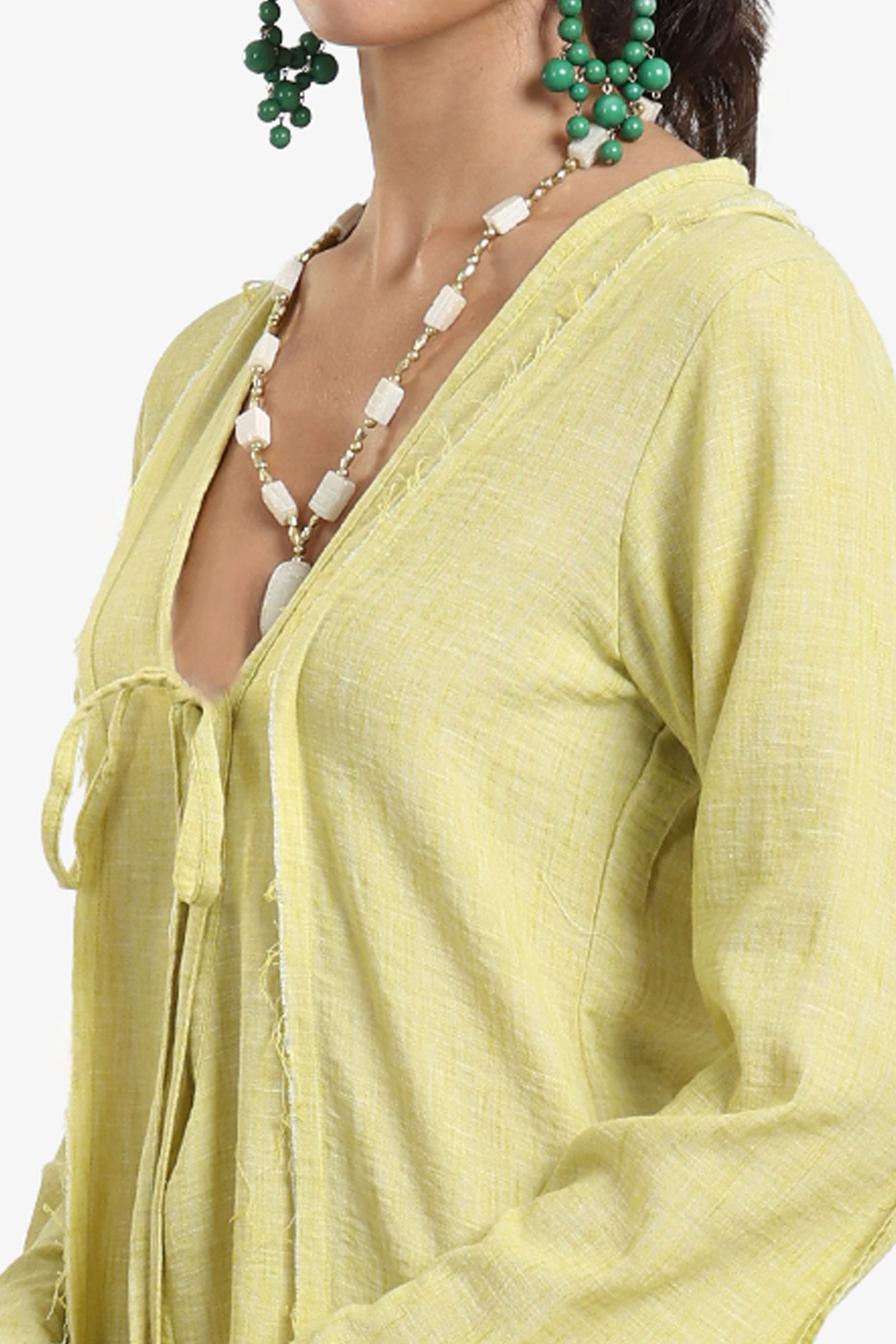 Plunge V-Neck Beach Dress