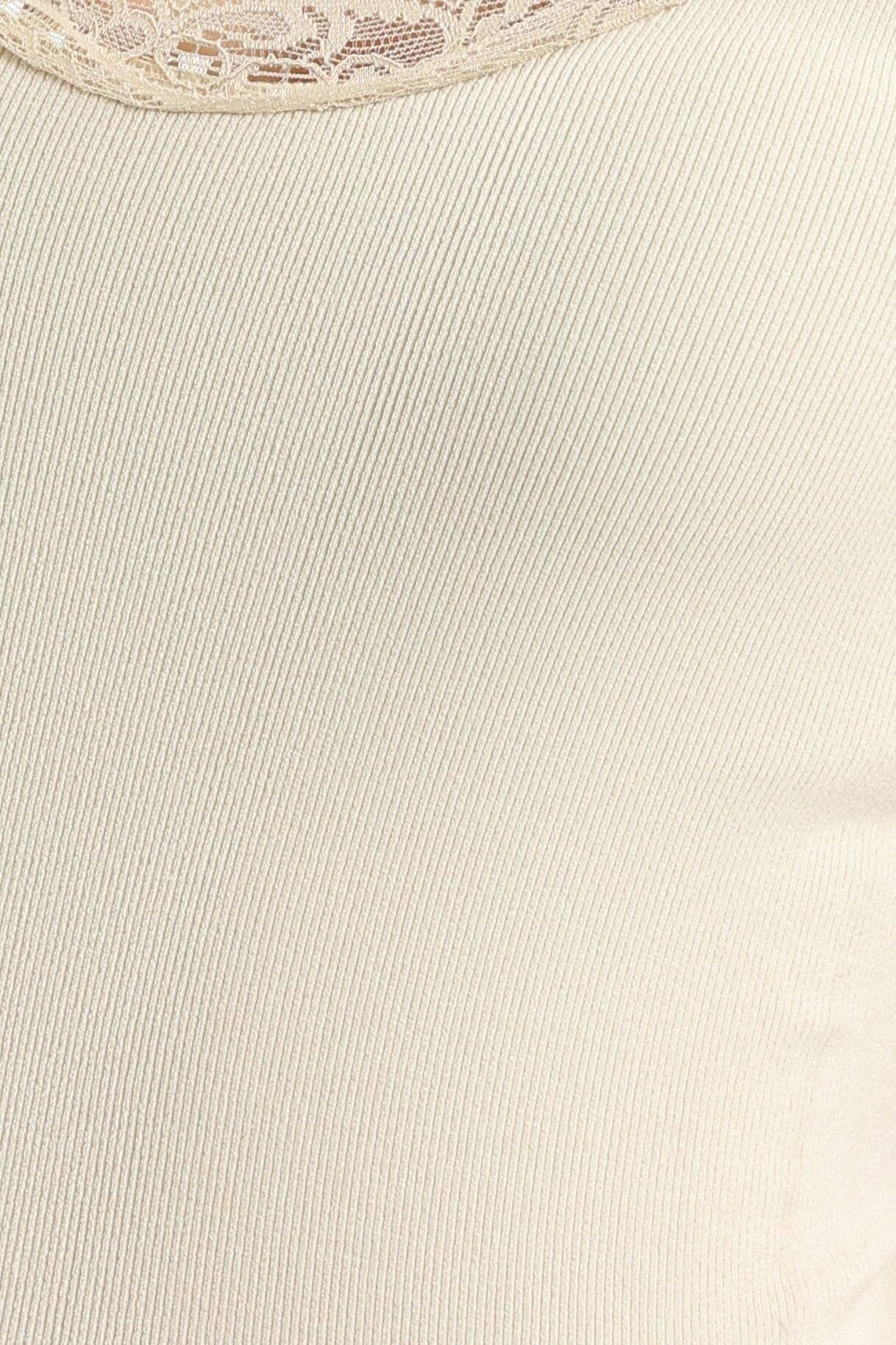 Plunge Round Neck Top - Carina - كارينا