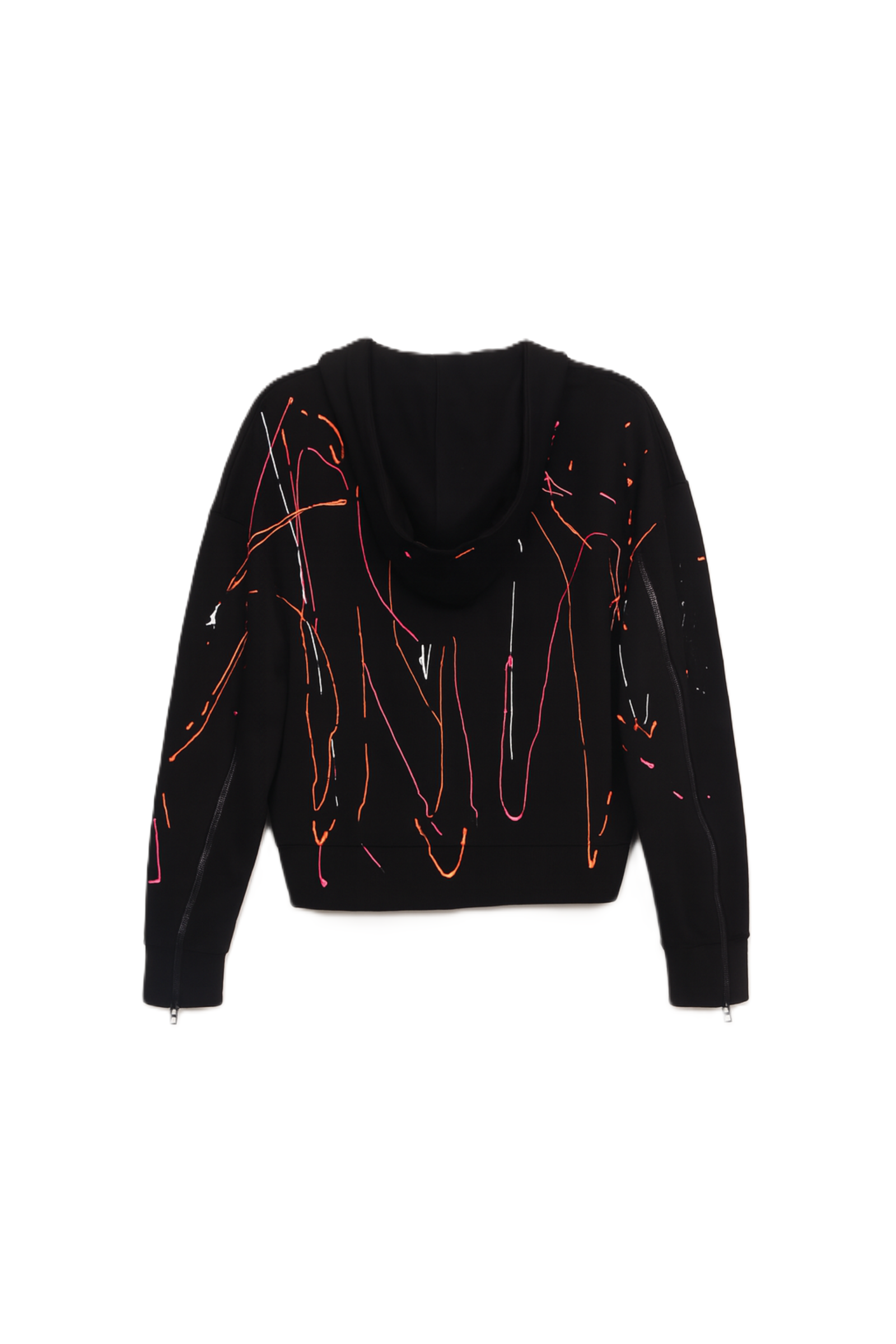 Lounge Jacket with Abstract Streaks