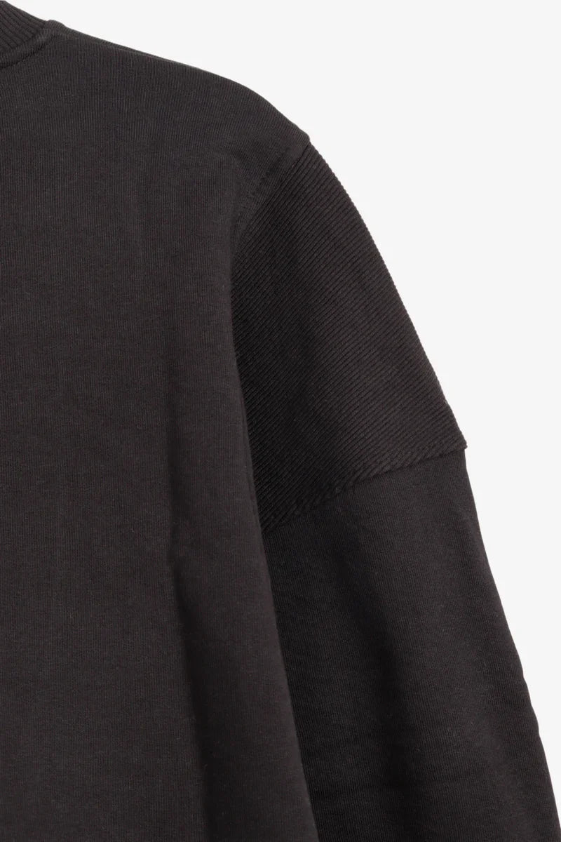 Cropped Cotton Sweatshirt