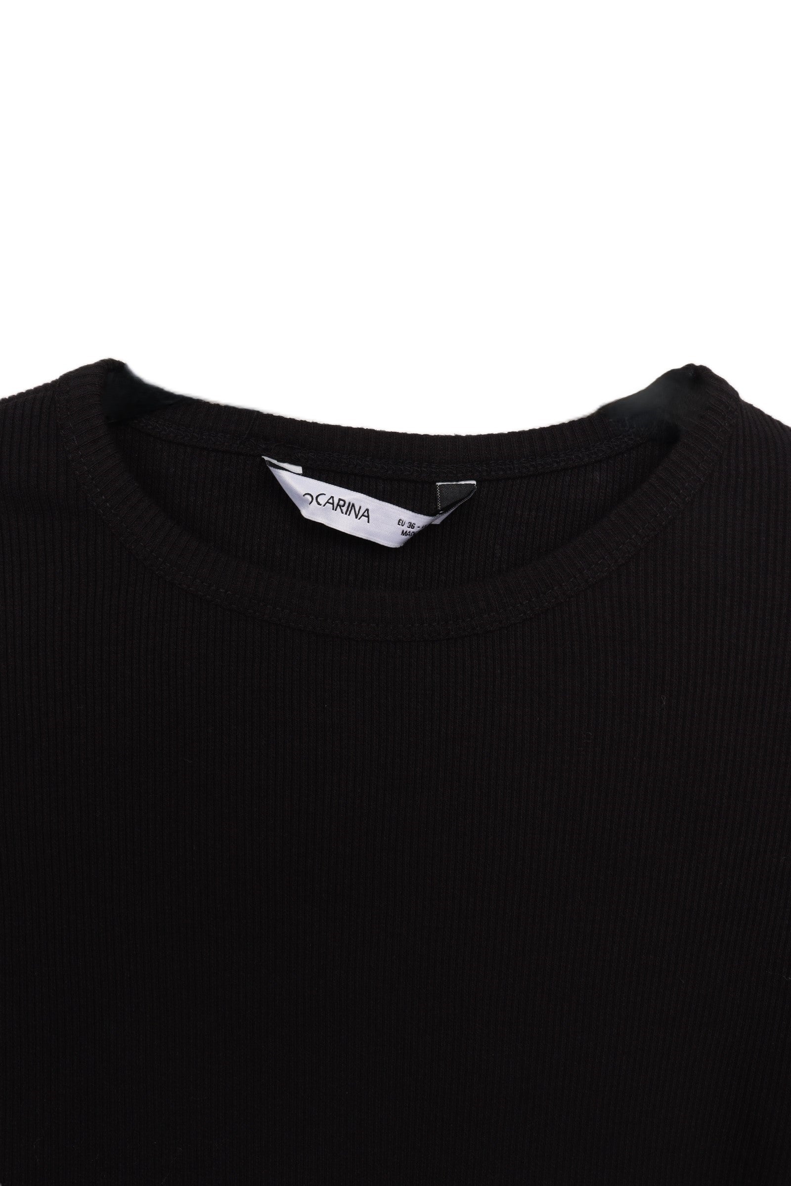 Ribbed Long Sleeves Top