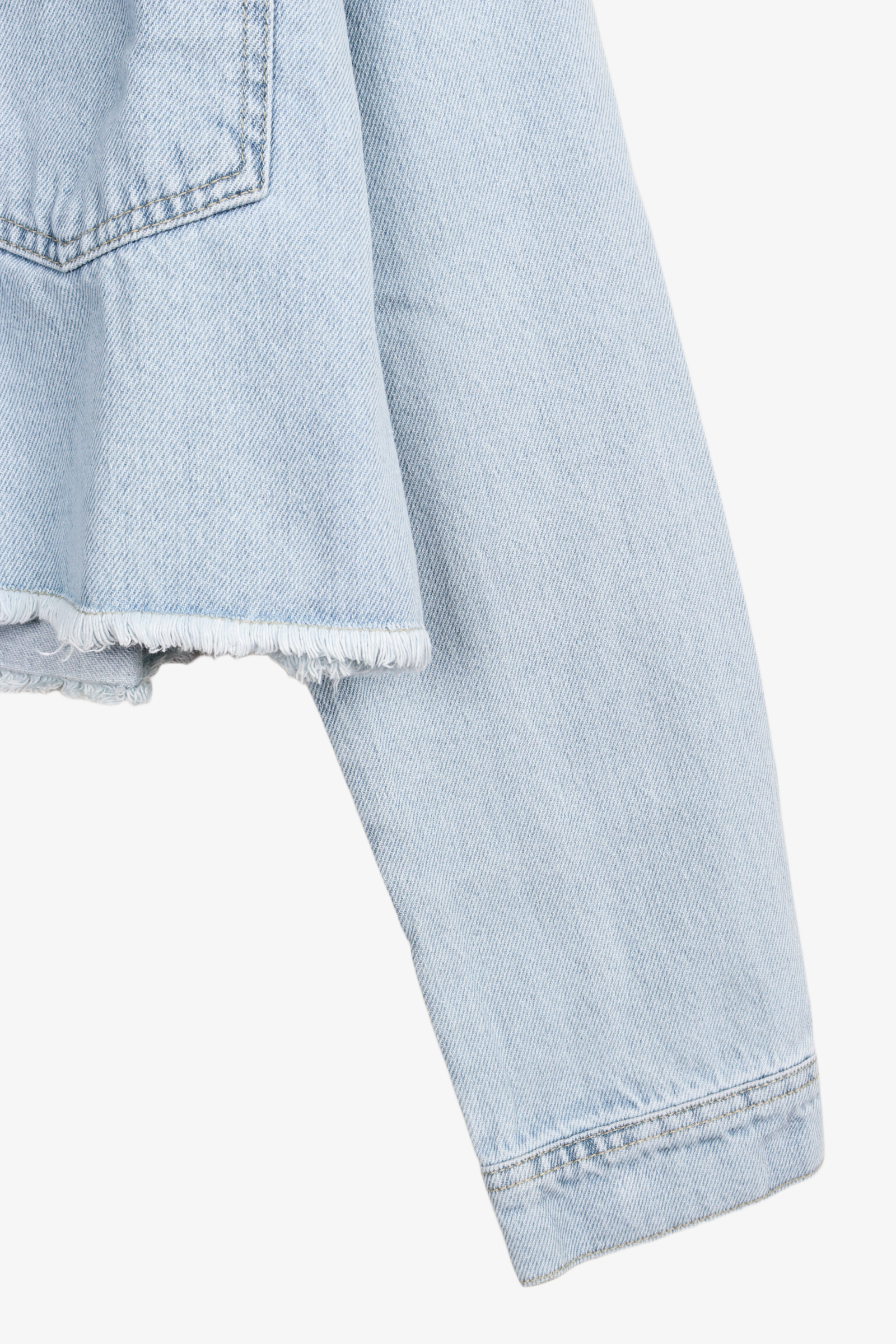 Denim Cropped Shirt