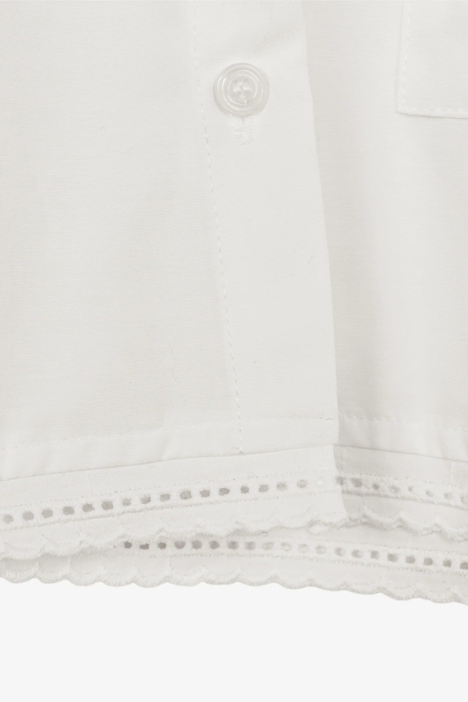 Off White Poplin Shirt