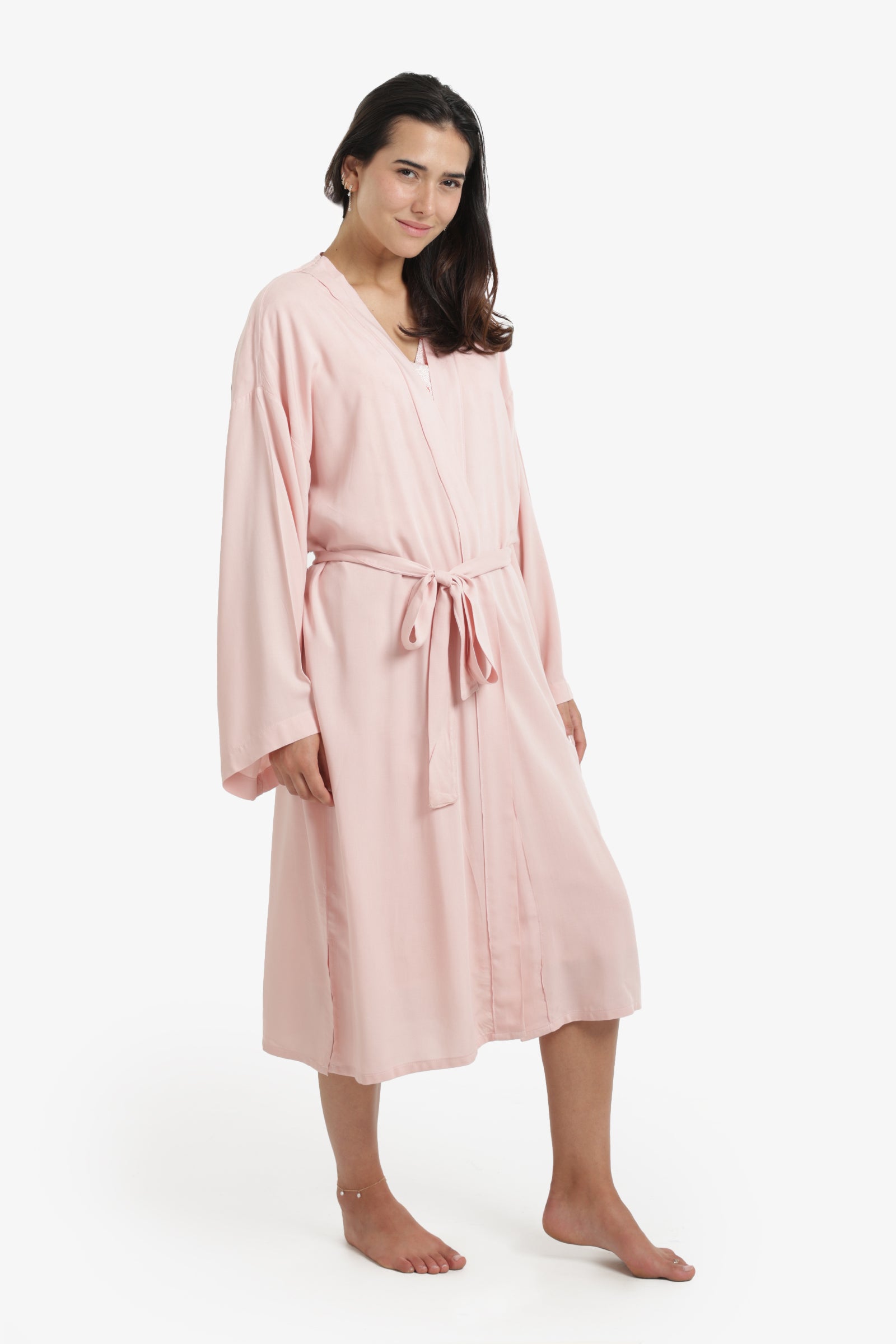 Printed Back Viscose Robe
