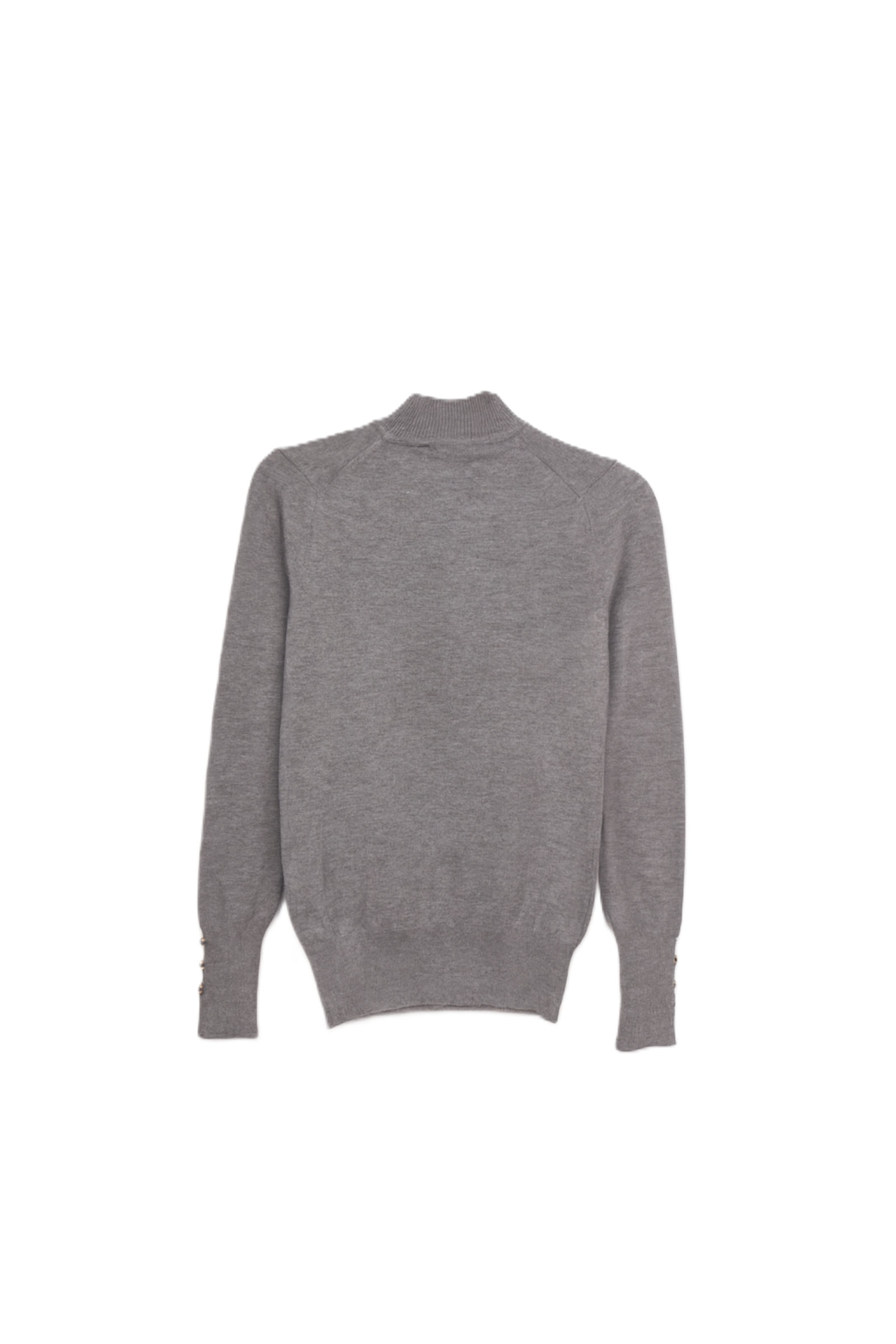 بلوفر أساسي بياقة عالية