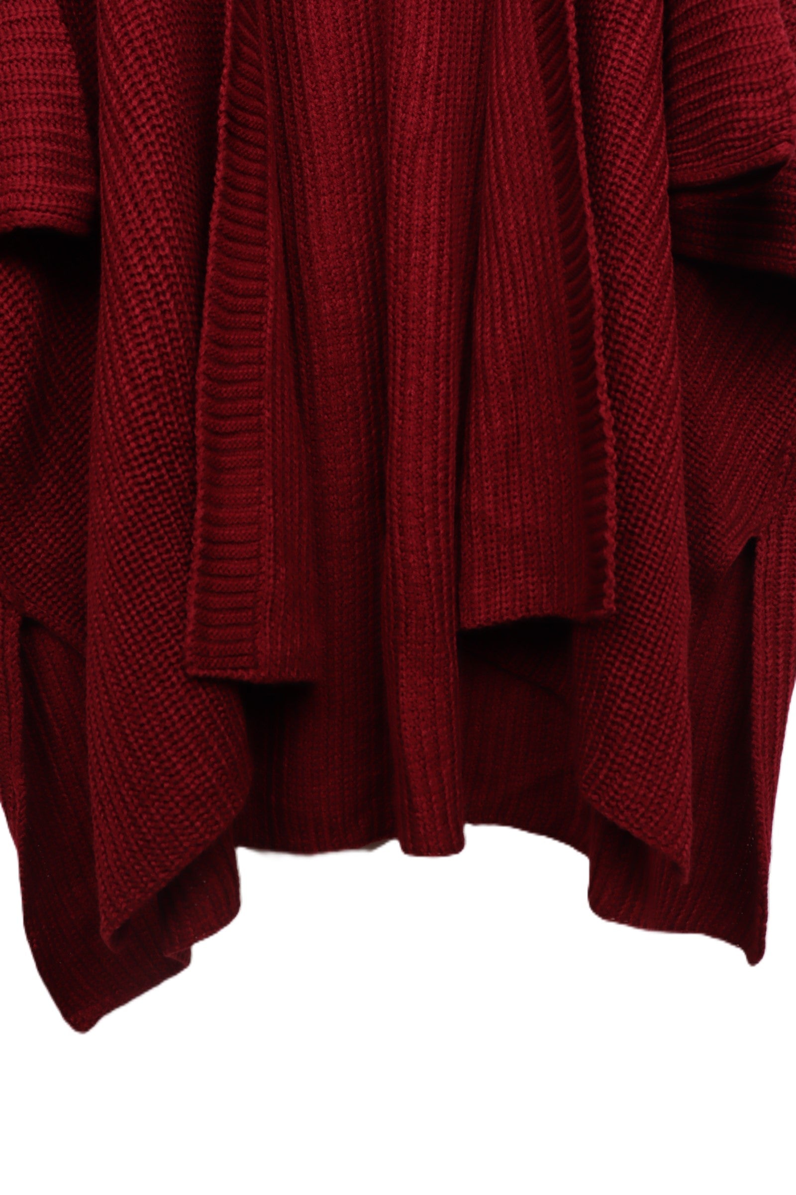 بونشو محبوك واسع القصة