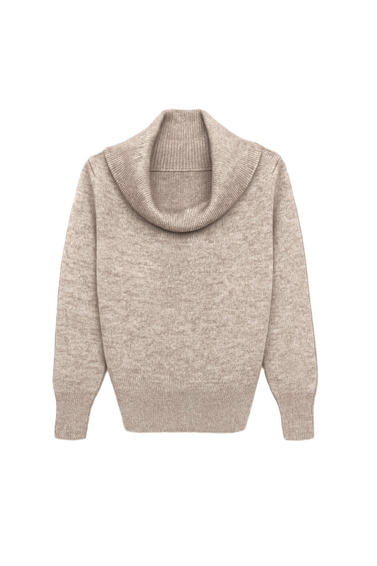 بلوفر مضلع وأكتاف مكشوفة