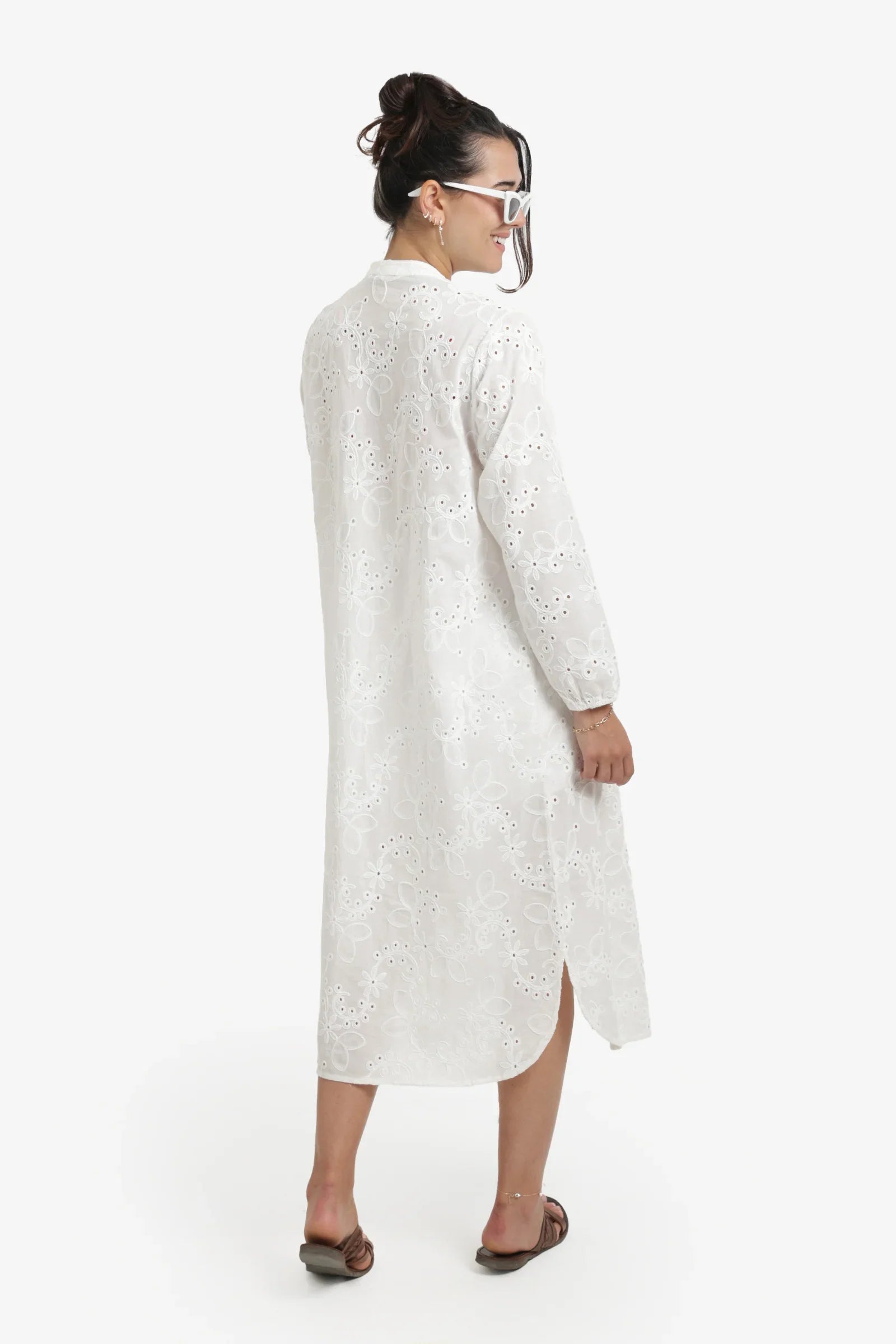 Self Patterned Beach Kimono