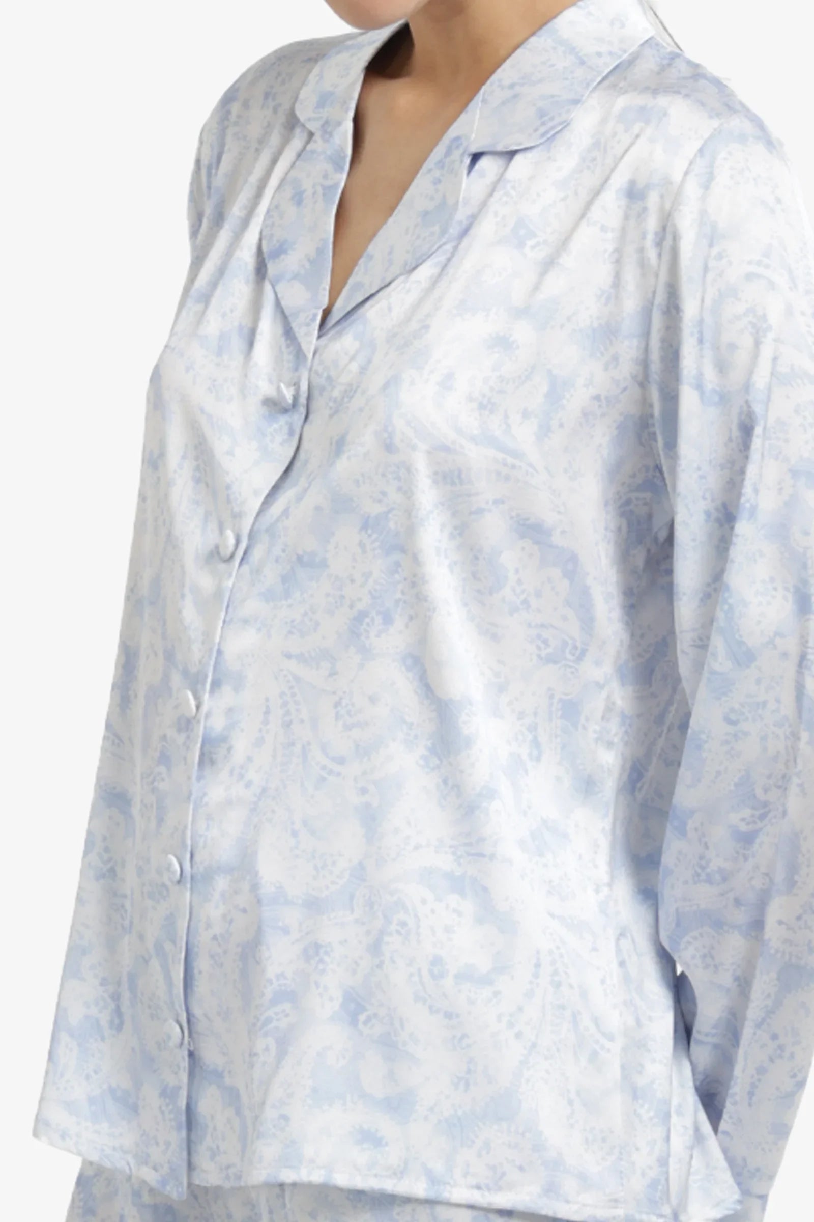 Blue & White Pyjama Set