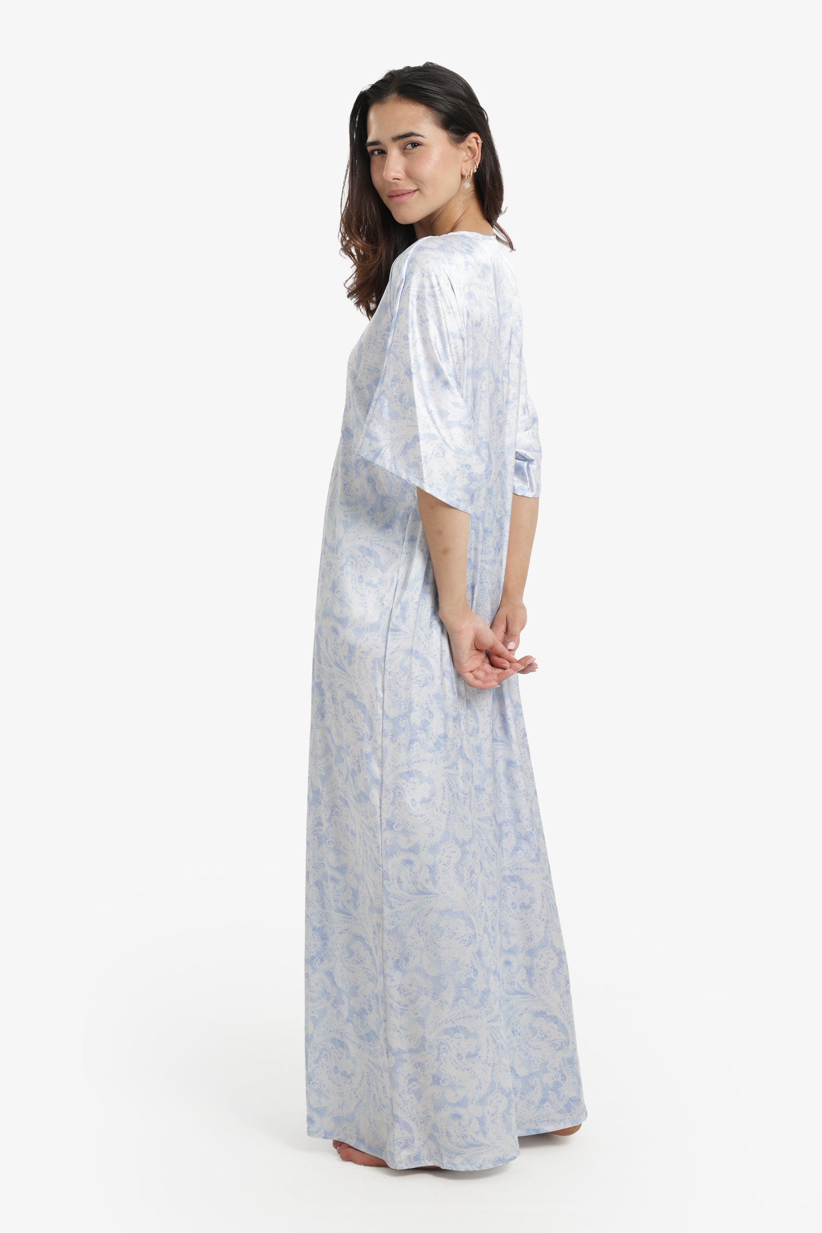 Comfortable V-Neck Nightgown