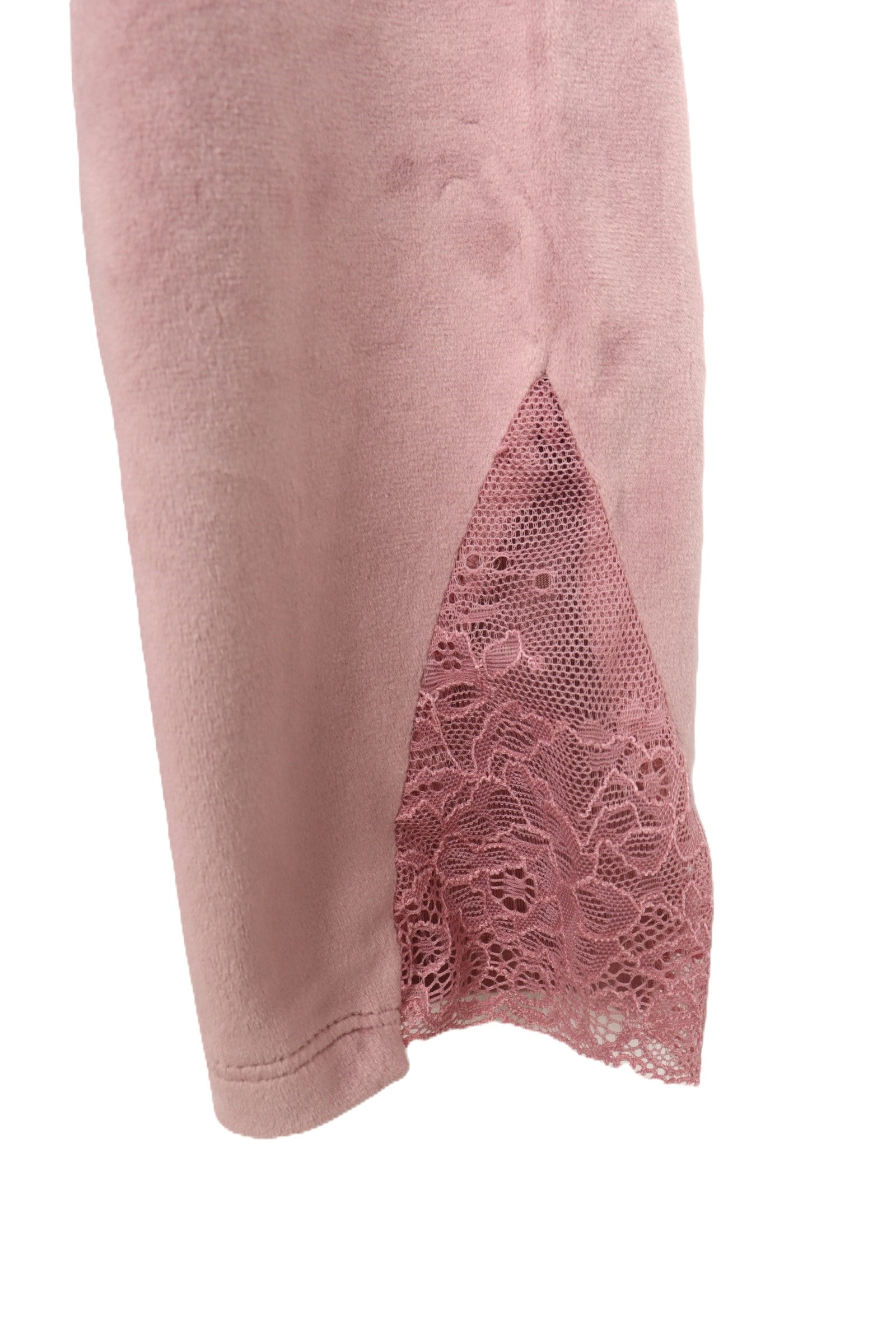 V-Neck with Lace Pyjama Set