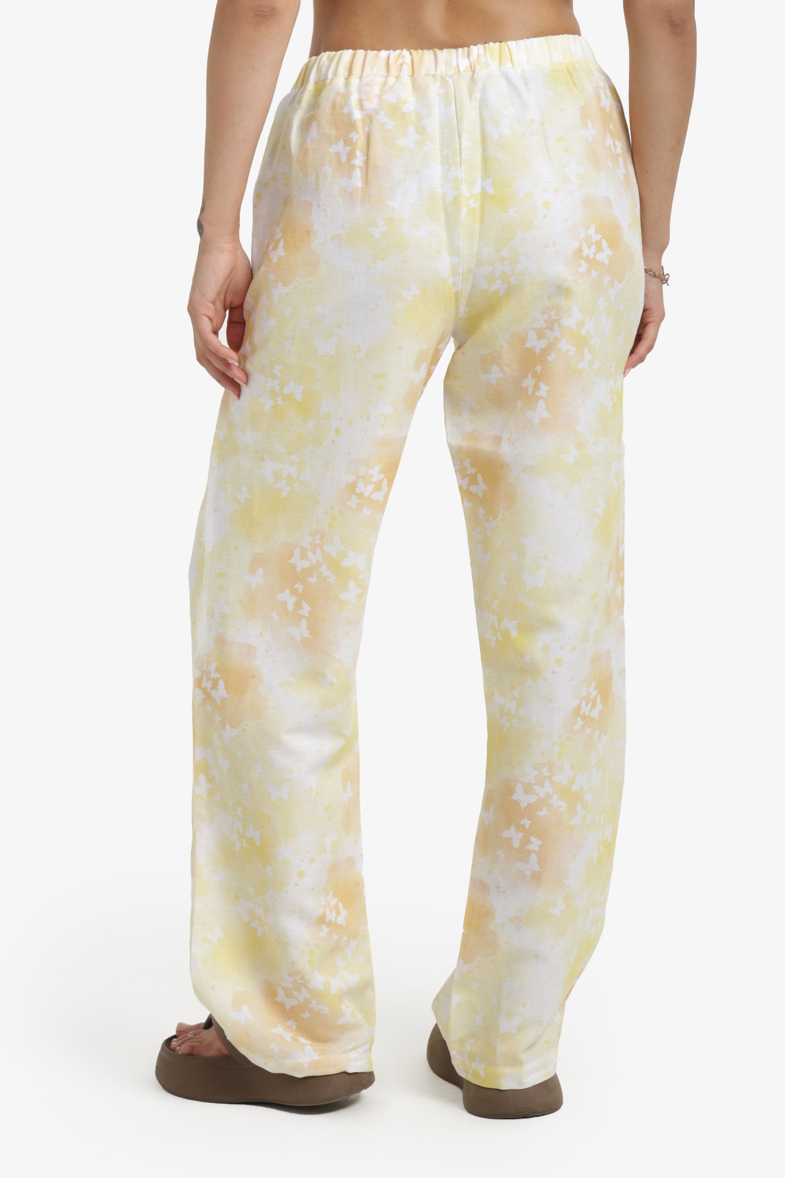 Self Pattern Beach Pants