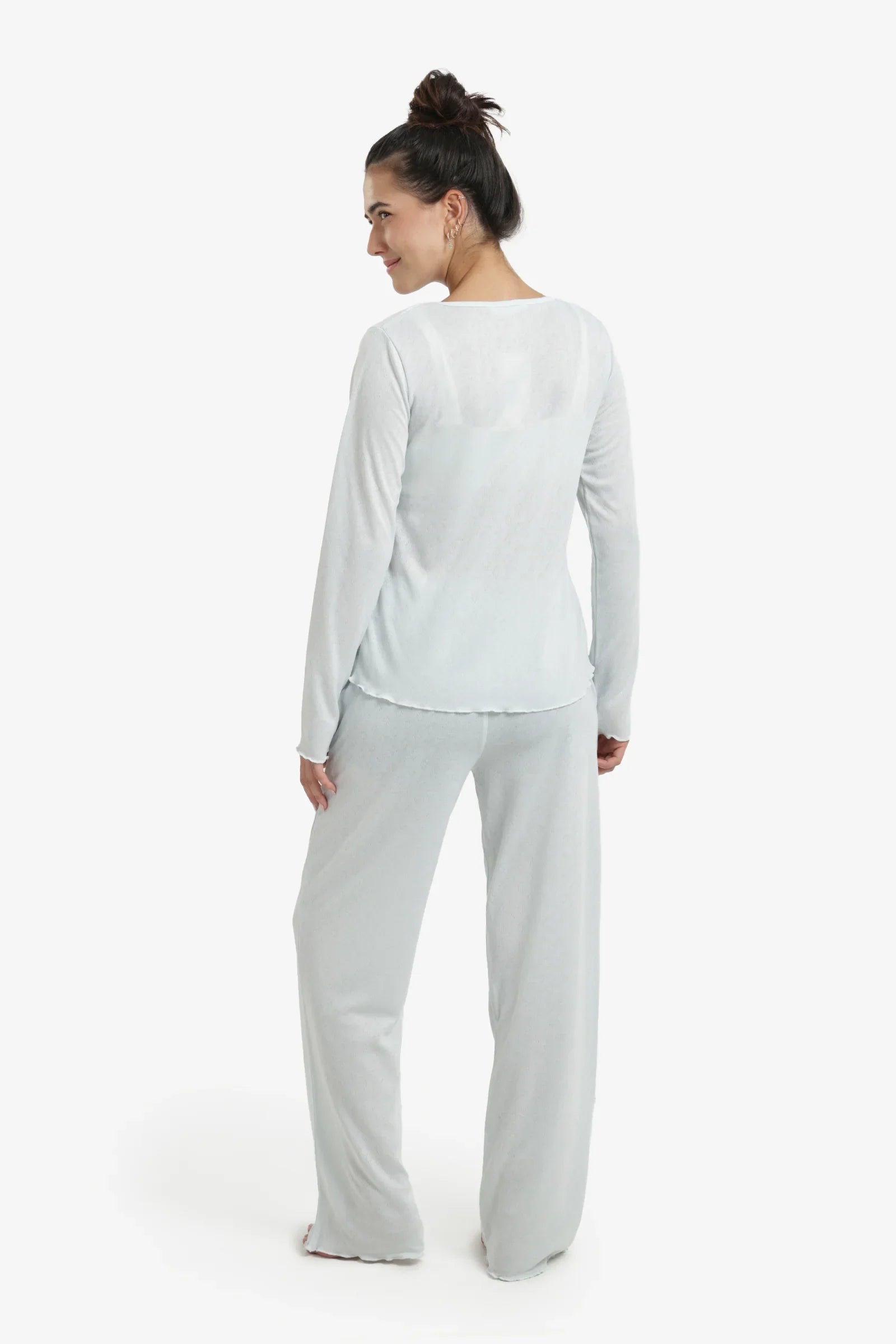 Self Pattern Pyjama Set