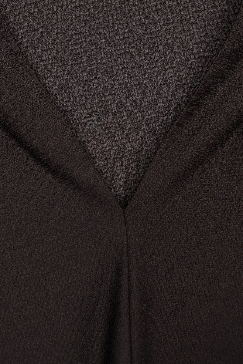 Black Crepe Blouse