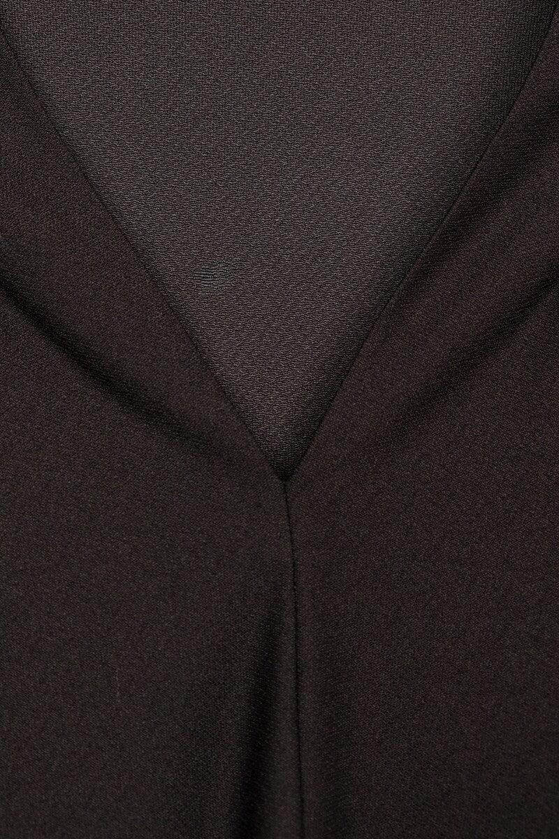 Black Crepe Blouse