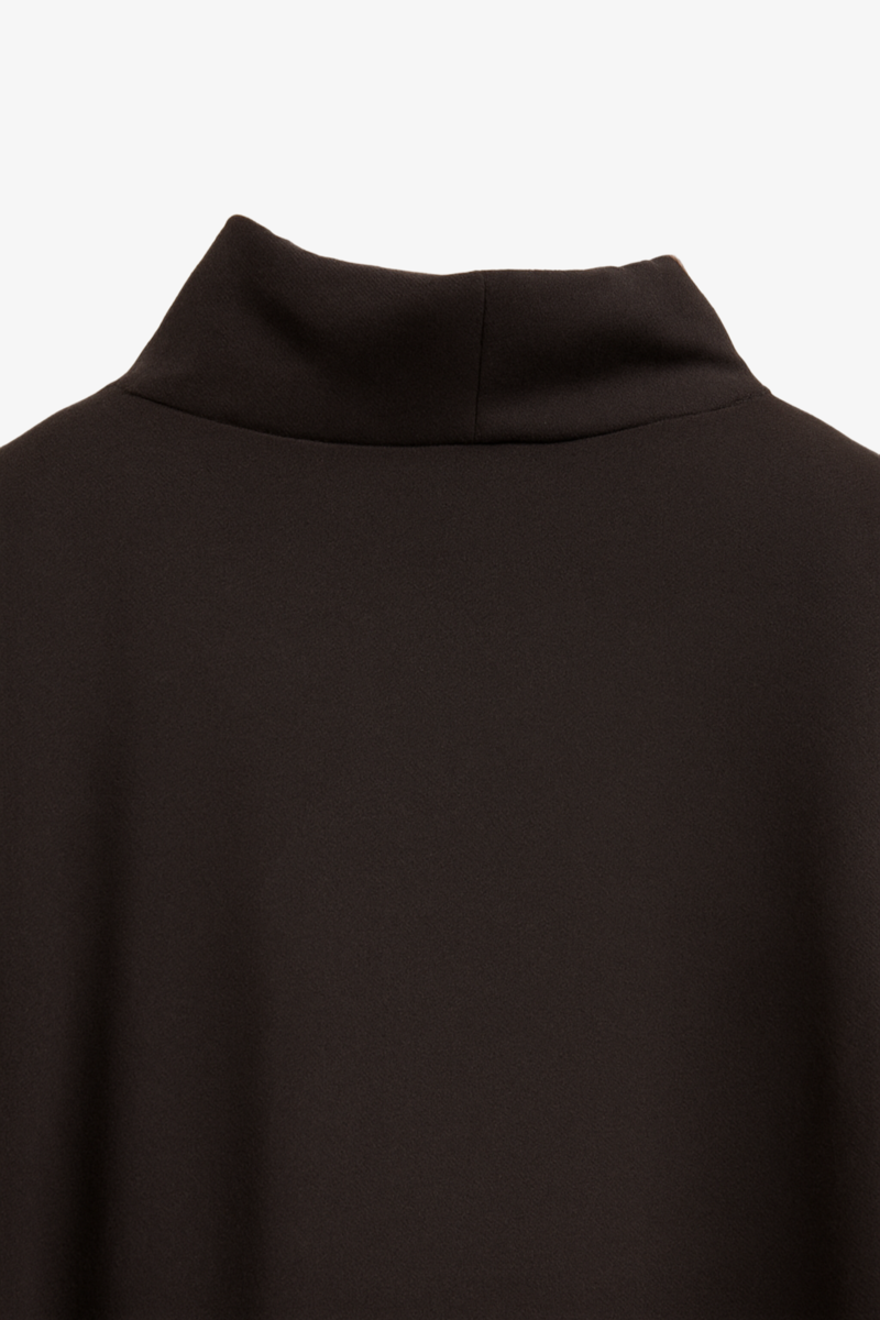 Black Crepe Blouse