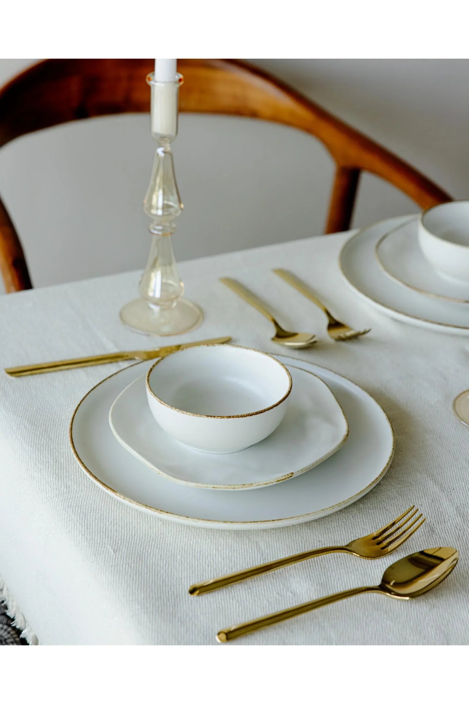 Beige Dinner Plate - 21 cm