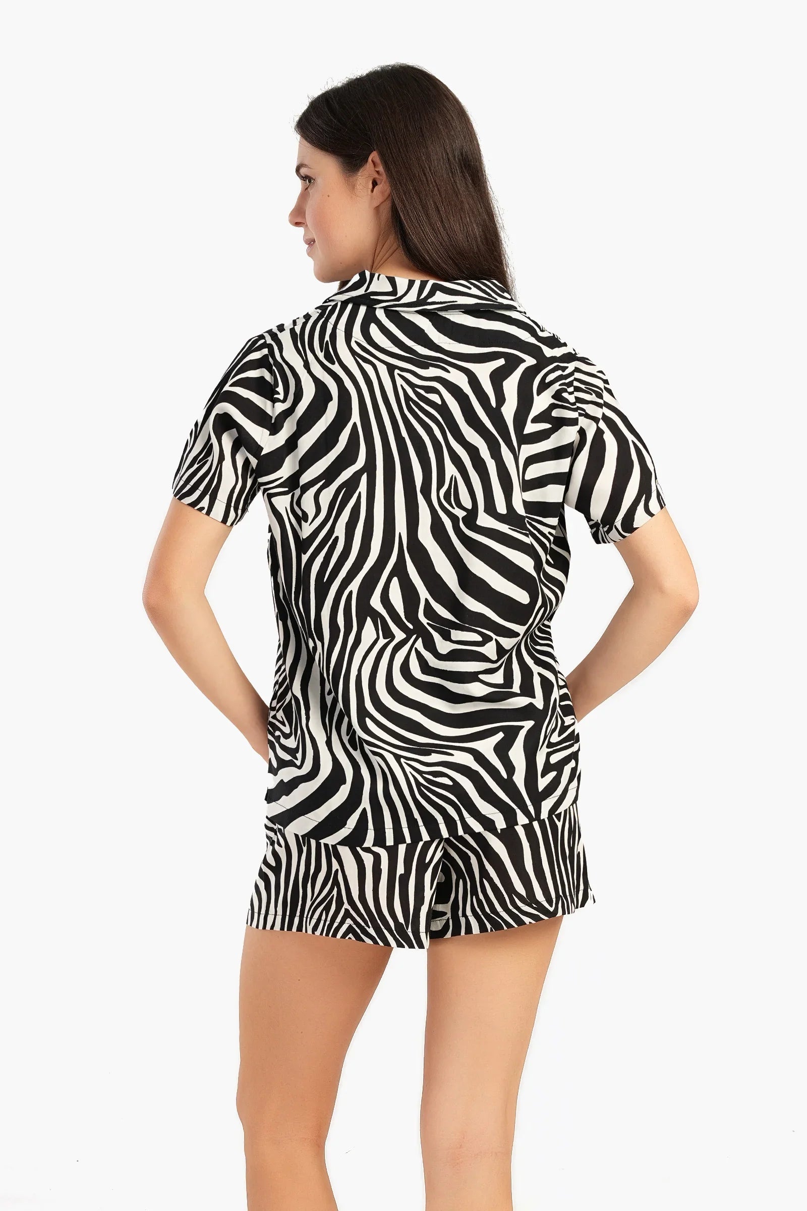 Zebra Pattern Pyjama Set